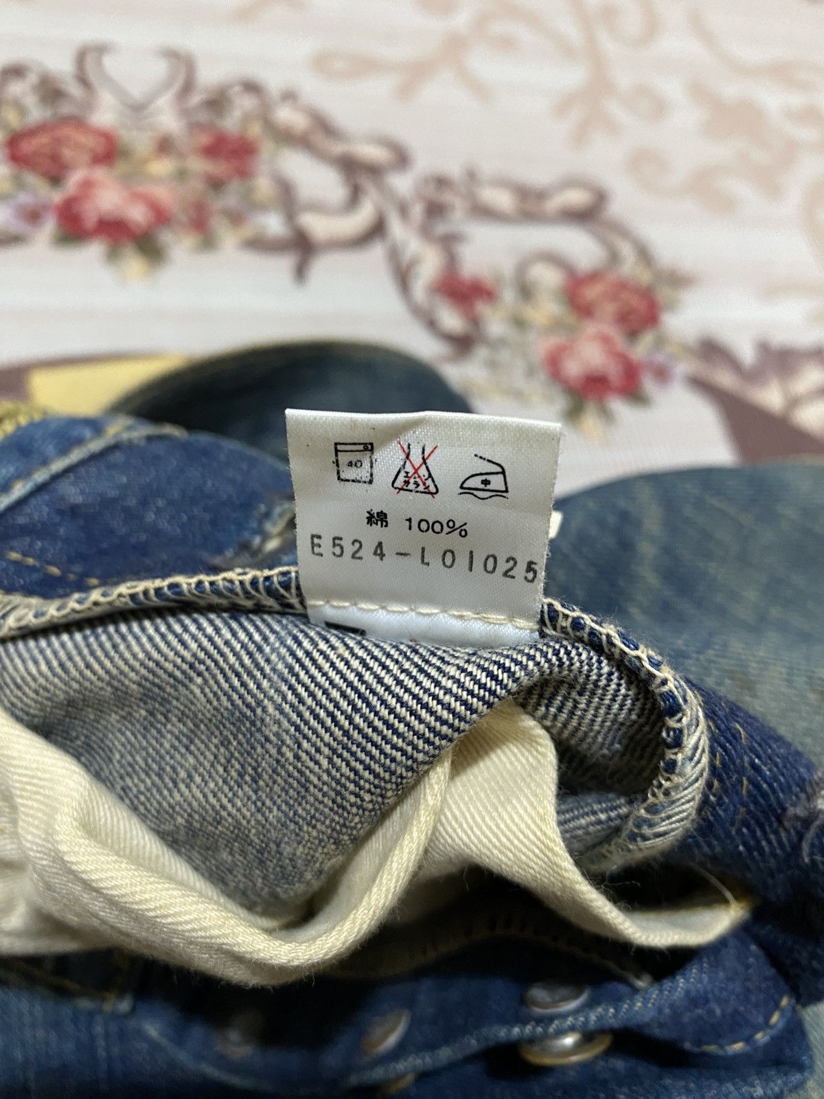 Lee 40s Repro Lee Cowboy Distressed Selvedge Denim Size US 29 - 14 Thumbnail