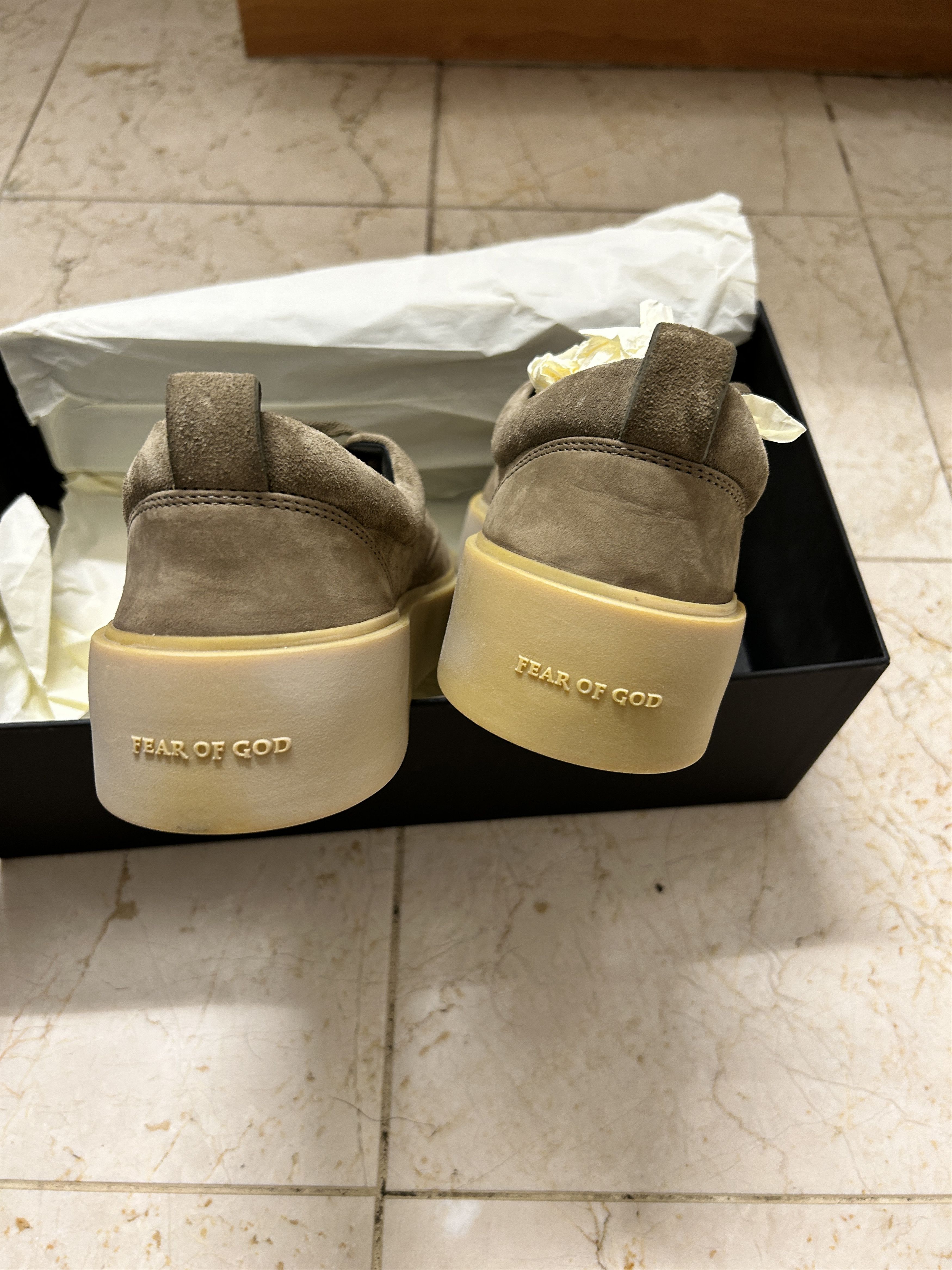 Fear of God fear of god 101 lace up sneaker - taupe size 9 Size US 9 / EU 42 - 7 Thumbnail