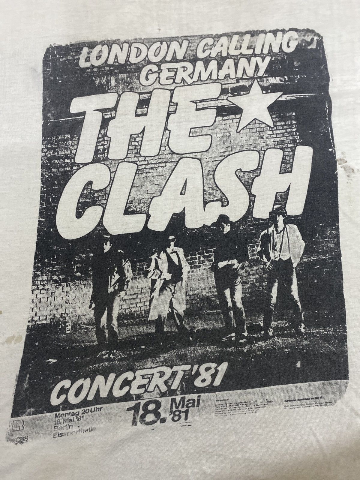 Band Tees 80s The Clash Size US L / EU 52-54 / 3 - 1 Thumbnail