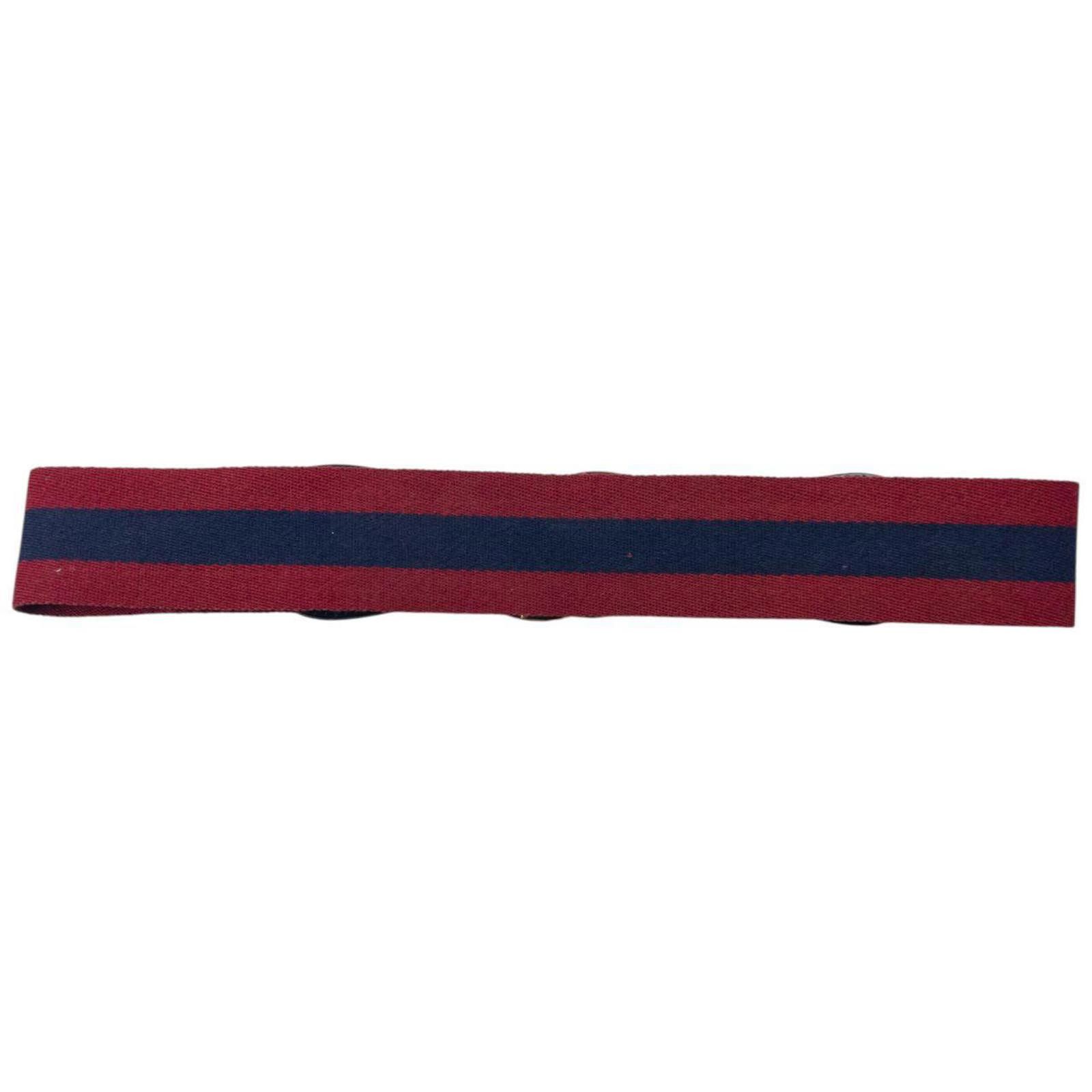 Gucci Vintage 90s Gucci Stripe Leather Belt Size W28 Size ONE SIZE - 4 Thumbnail