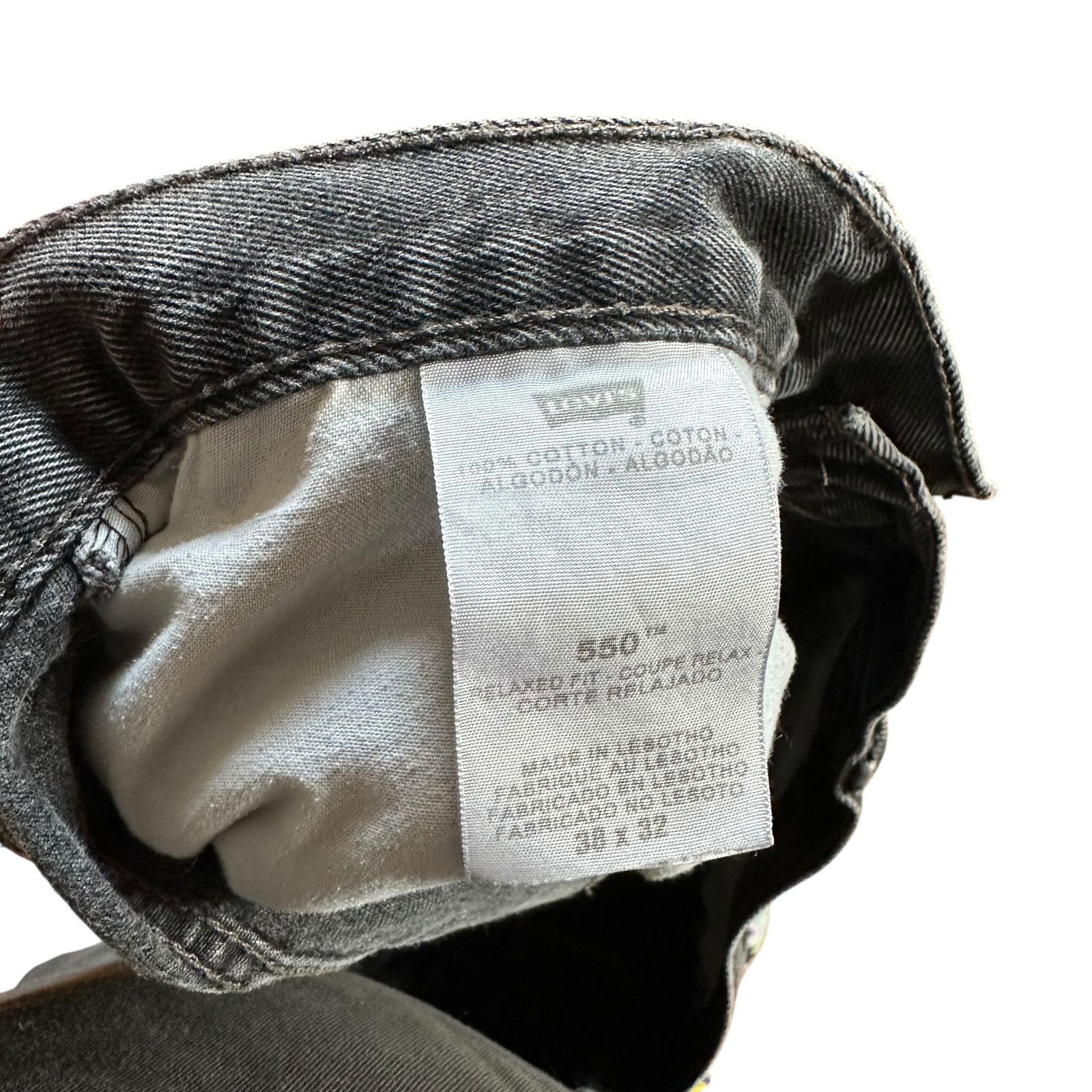 Levi's 38" Waist x 32" Length Black Wash Jeans Size US 38 / EU 54 - 5 Thumbnail