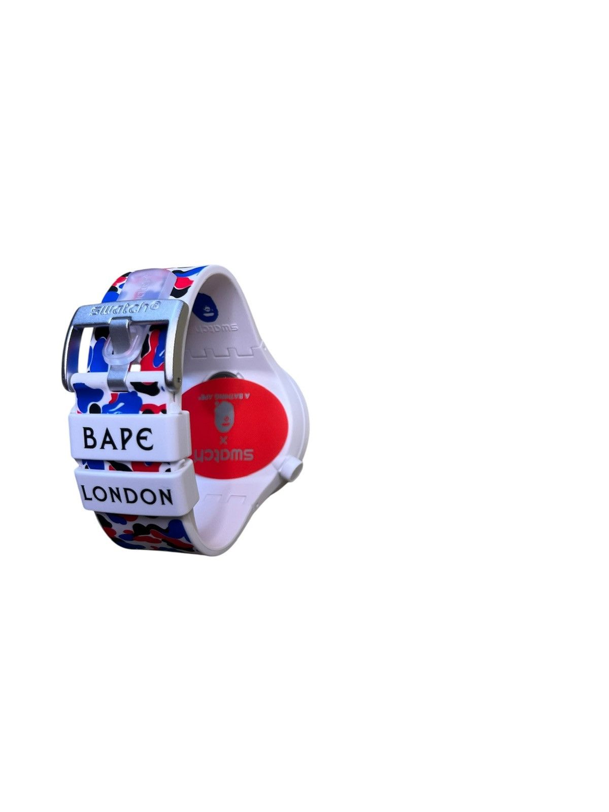Bape Bape X Swatch London Exclusive Watch Size ONE SIZE - 5 Thumbnail