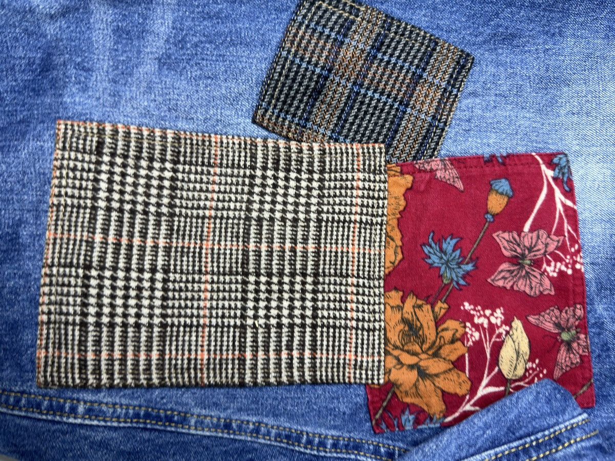 Comme des Garcons × Junya Watanabe CDG - JUNYA WATANABE — DENIM PATCHWORK JEANS Size US 32 / EU 48 - 12 Thumbnail