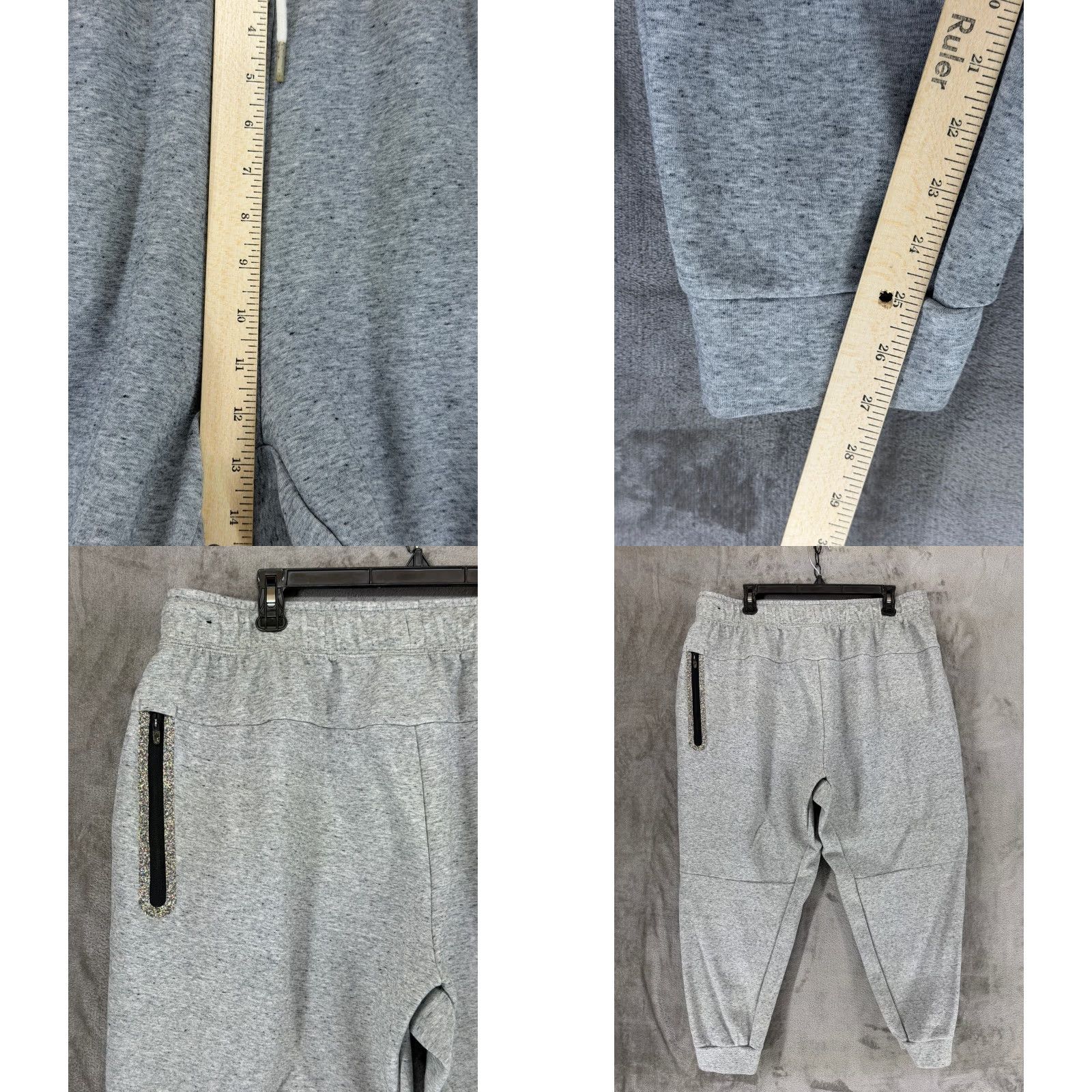 Nike Nike Sportswear Revival Fleece Joggers Mens XXL Grey Heather Sweatpants Size US 39 - 8 Thumbnail
