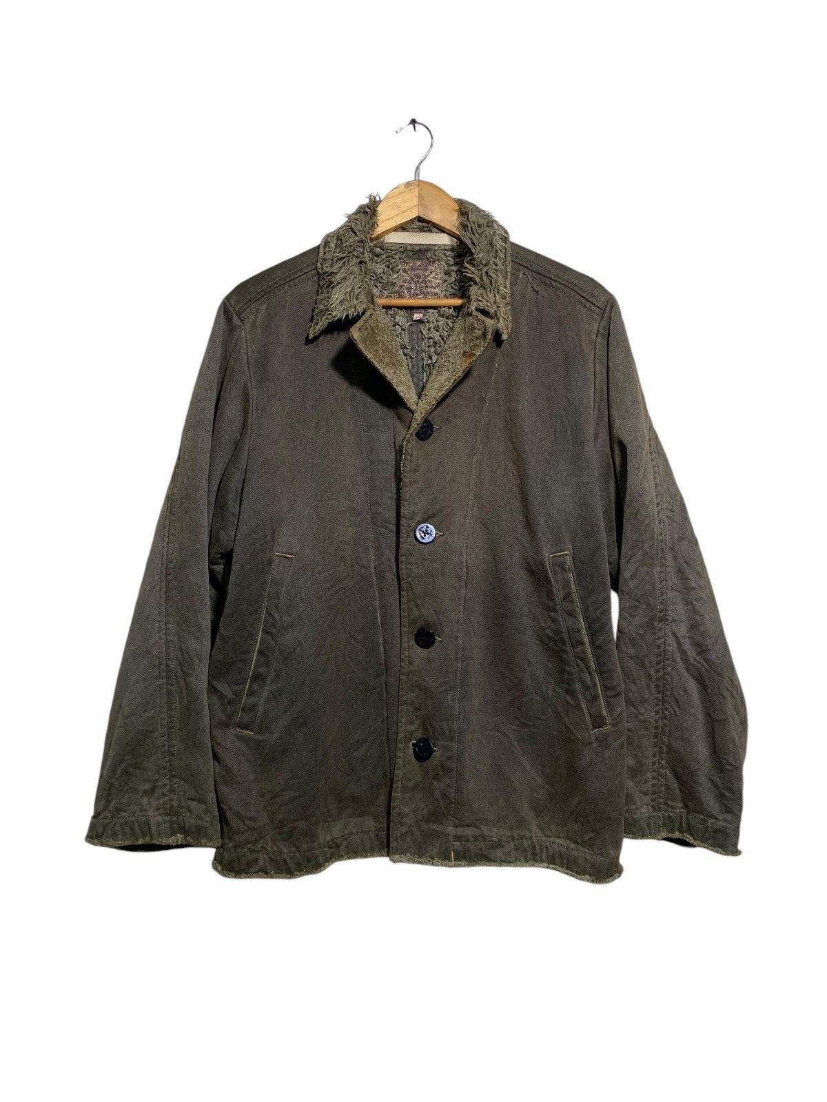 First MFG Co. 🔥FIRST STEP JAPAN SHEARLING JACKETS MOLESKIN Size US L / EU 52-54 / 3 - 1 Thumbnail