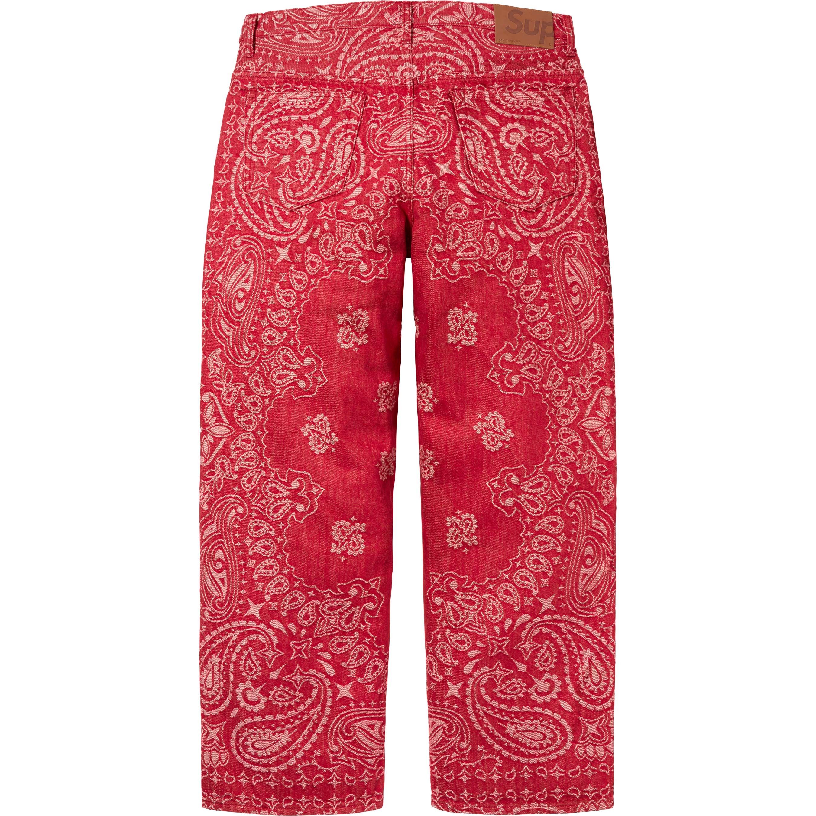 Supreme Supreme Bandana Jacquard Baggy Jean Size US 34 / EU 50 - 2 Thumbnail