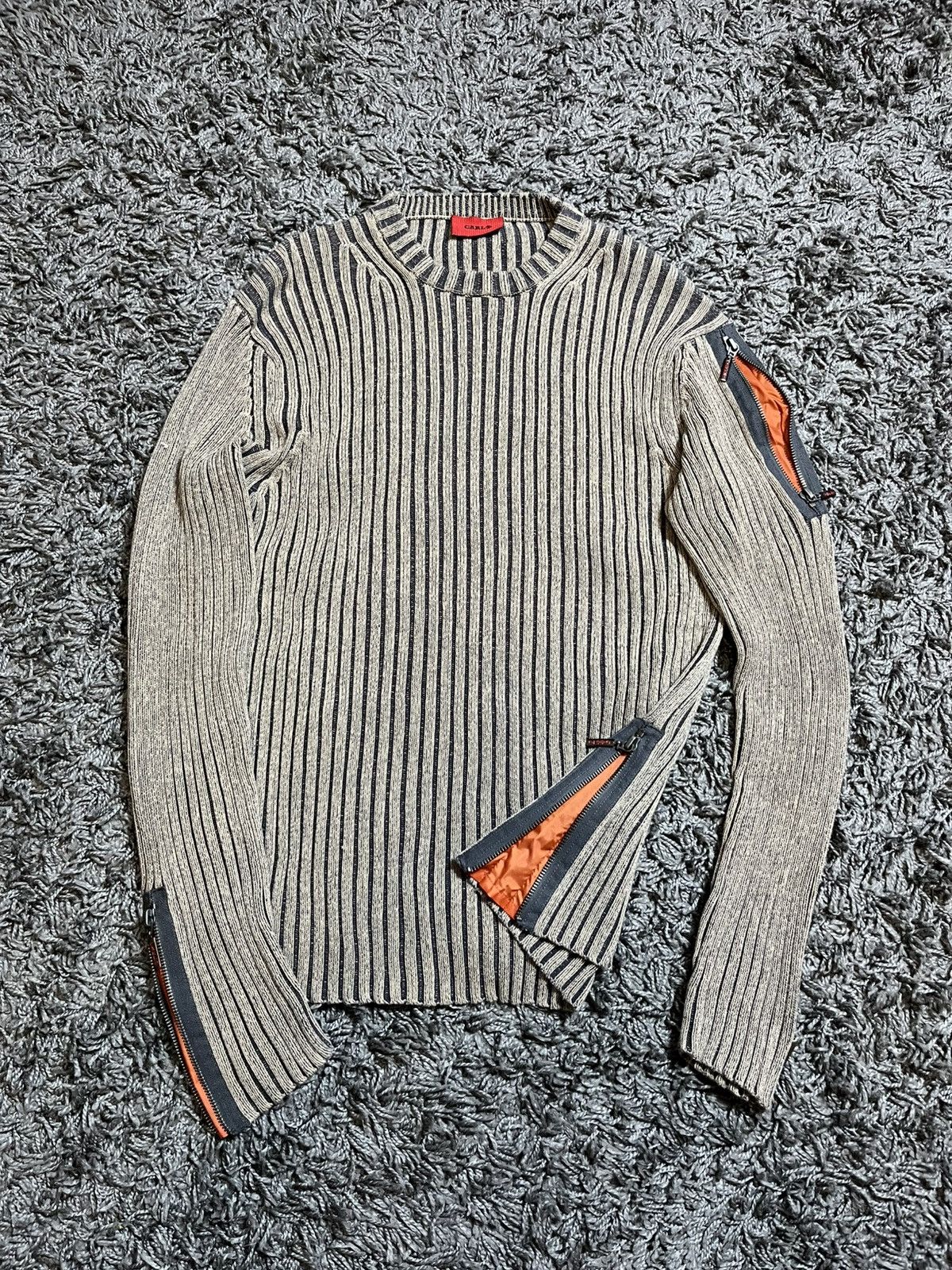 Carlo Colucci AVANT GARDE CARLO COLUCCI ZIP Y2K STYLE SWEATER Size US L / EU 52-54 / 3 - 1 Thumbnail