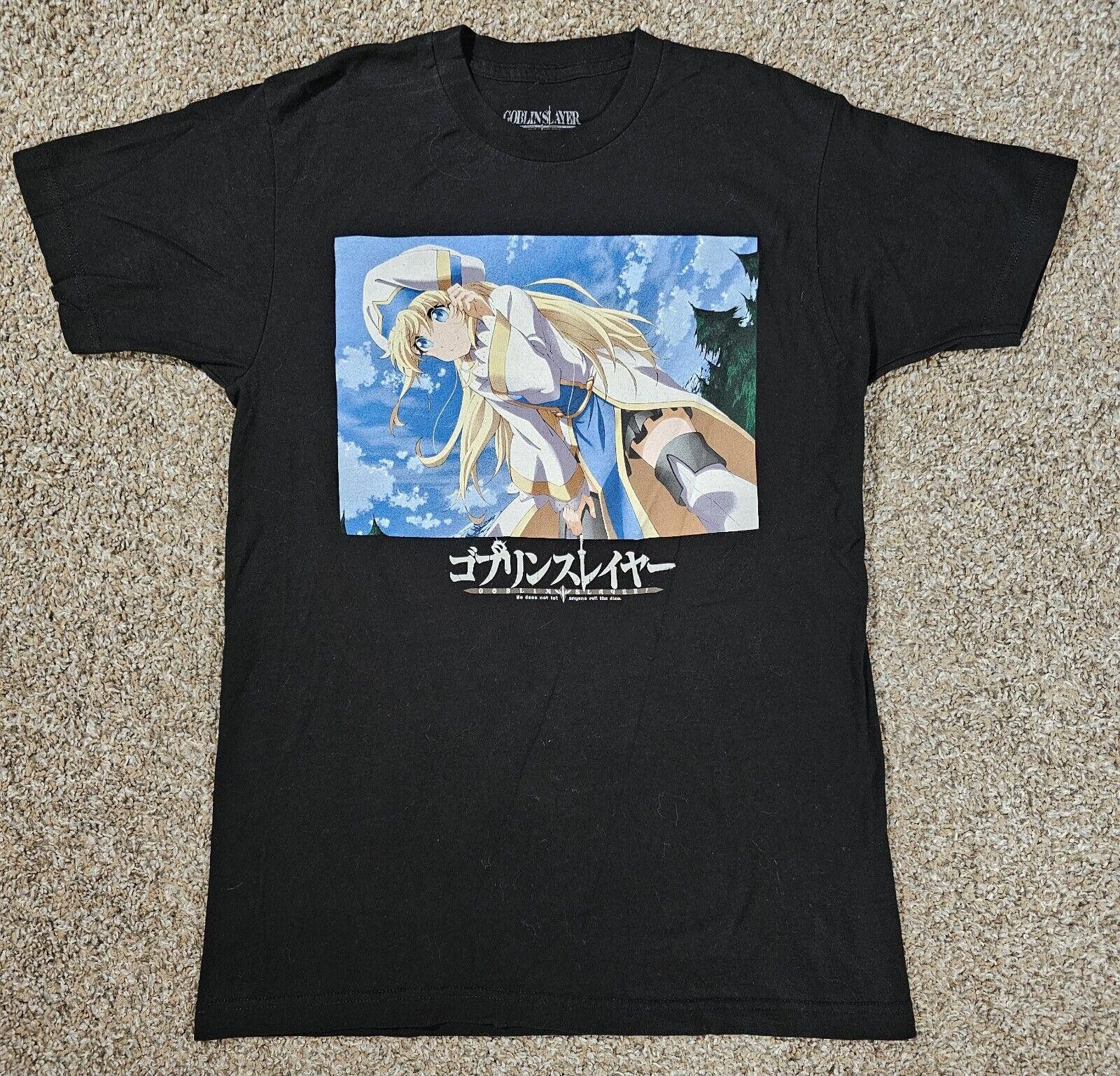Designer GOBLIN SLAYER T-Shirt - Anime - Atsuko - Black - Unisex M Size US M / EU 48-50 / 2 - 1 Thumbnail