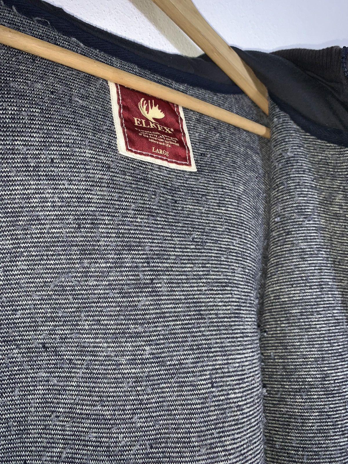 Japanese Brand ELKEK Fleece Hoodie Size US L / EU 52-54 / 3 - 13 Thumbnail