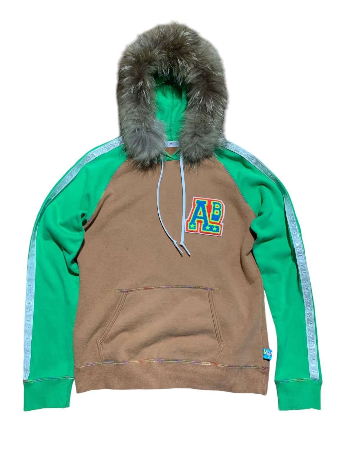 Hysteric Glamour 1990s Angel’s blue Rock bone reflective fur hoodie Size US S / EU 44-46 / 1 - 2 Thumbnail