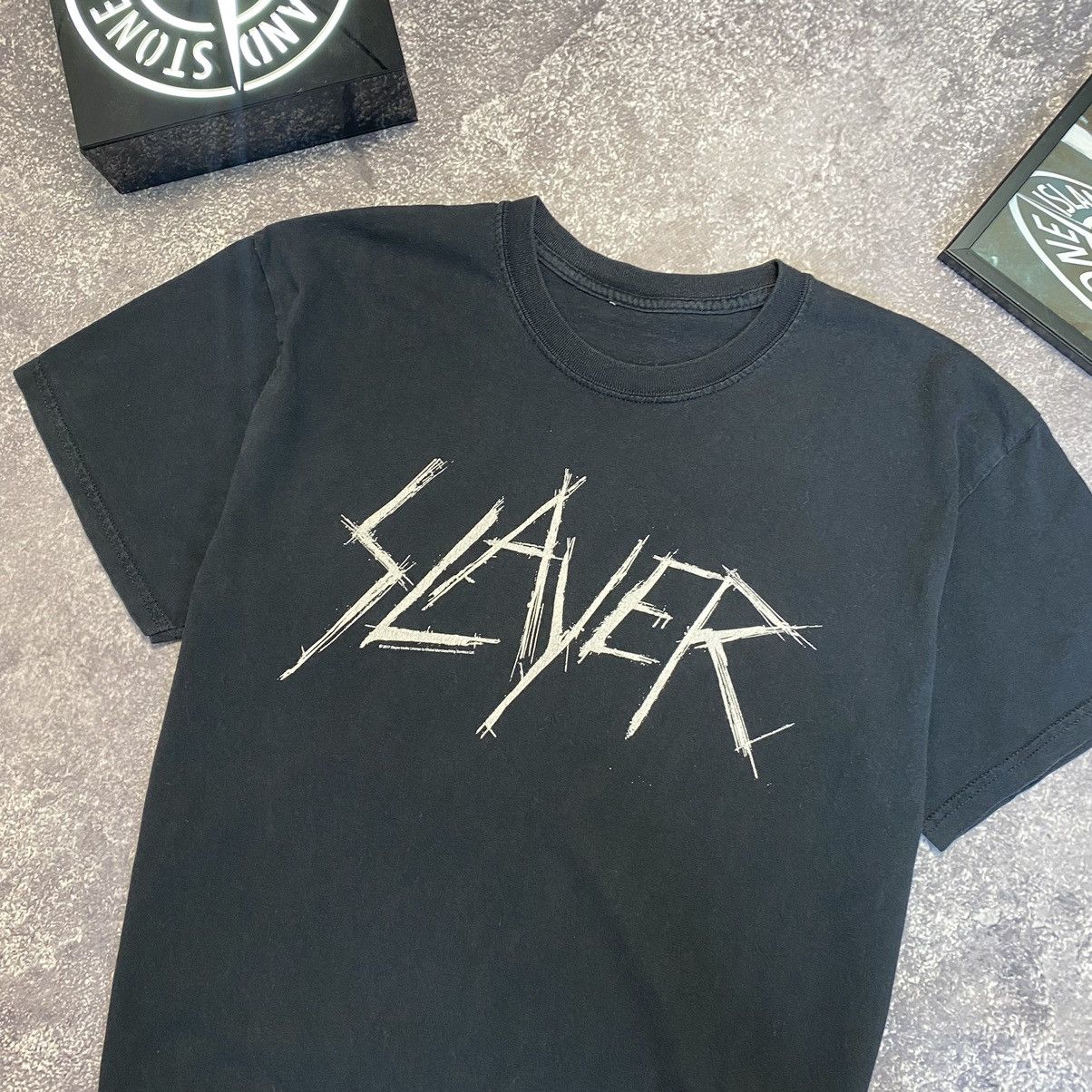 Band Tees Vintage Slayer 2017 Big logo Rock Band rare tee Size US L / EU 52-54 / 3 - 3 Thumbnail