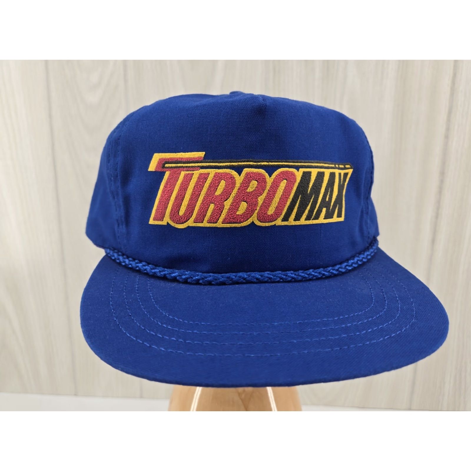 Vintage VINTAGE Unbranded Trucker Hat Rope Blue One Size Men Adjustable Trubomax Hat Size ONE SIZE - 3 Thumbnail