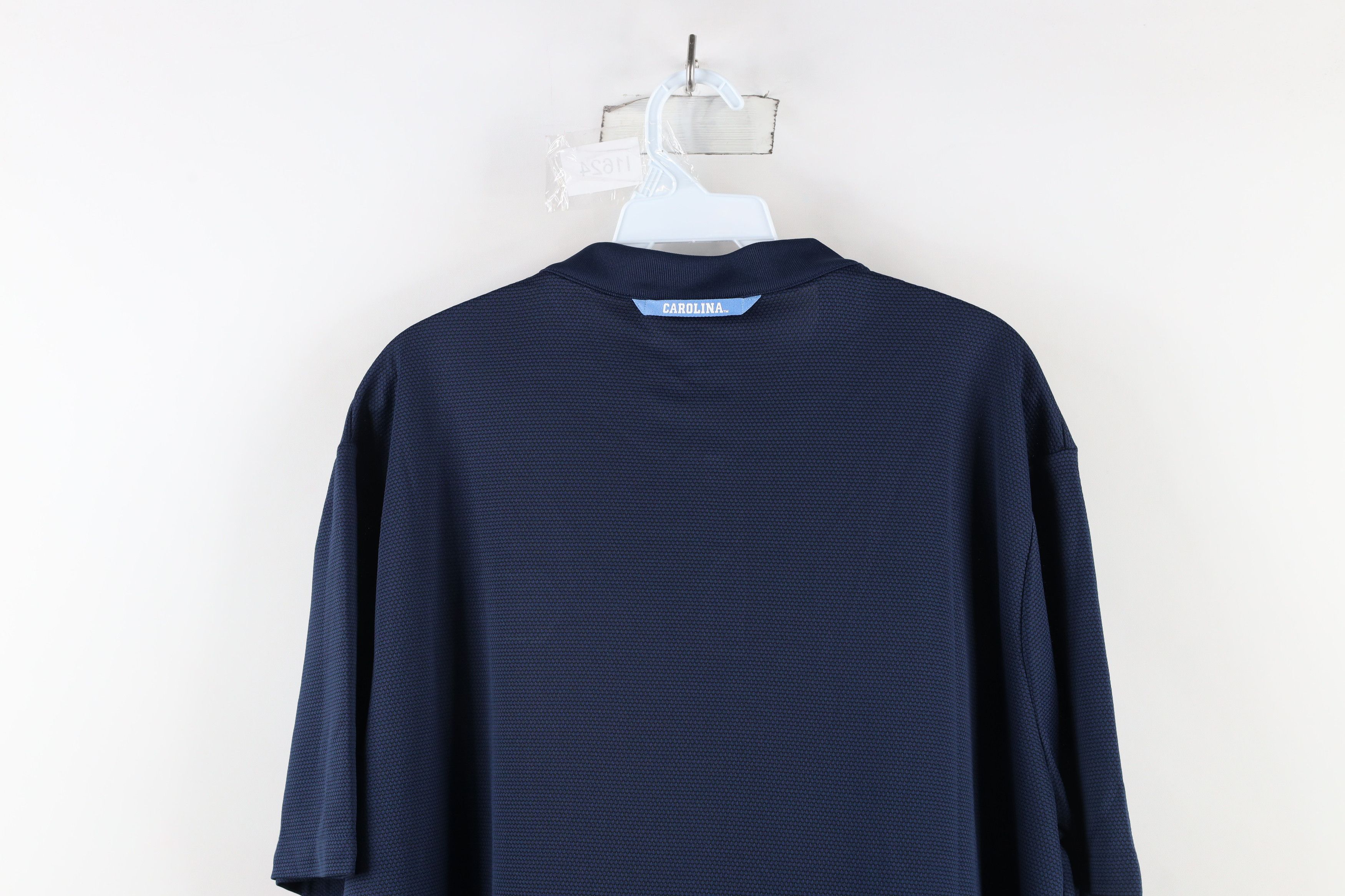 Nike × Vintage Nike Air Jordan of North Carolina Knit Henley T-Shirt Blue Size US XL / EU 56 / 4 - 11 Thumbnail