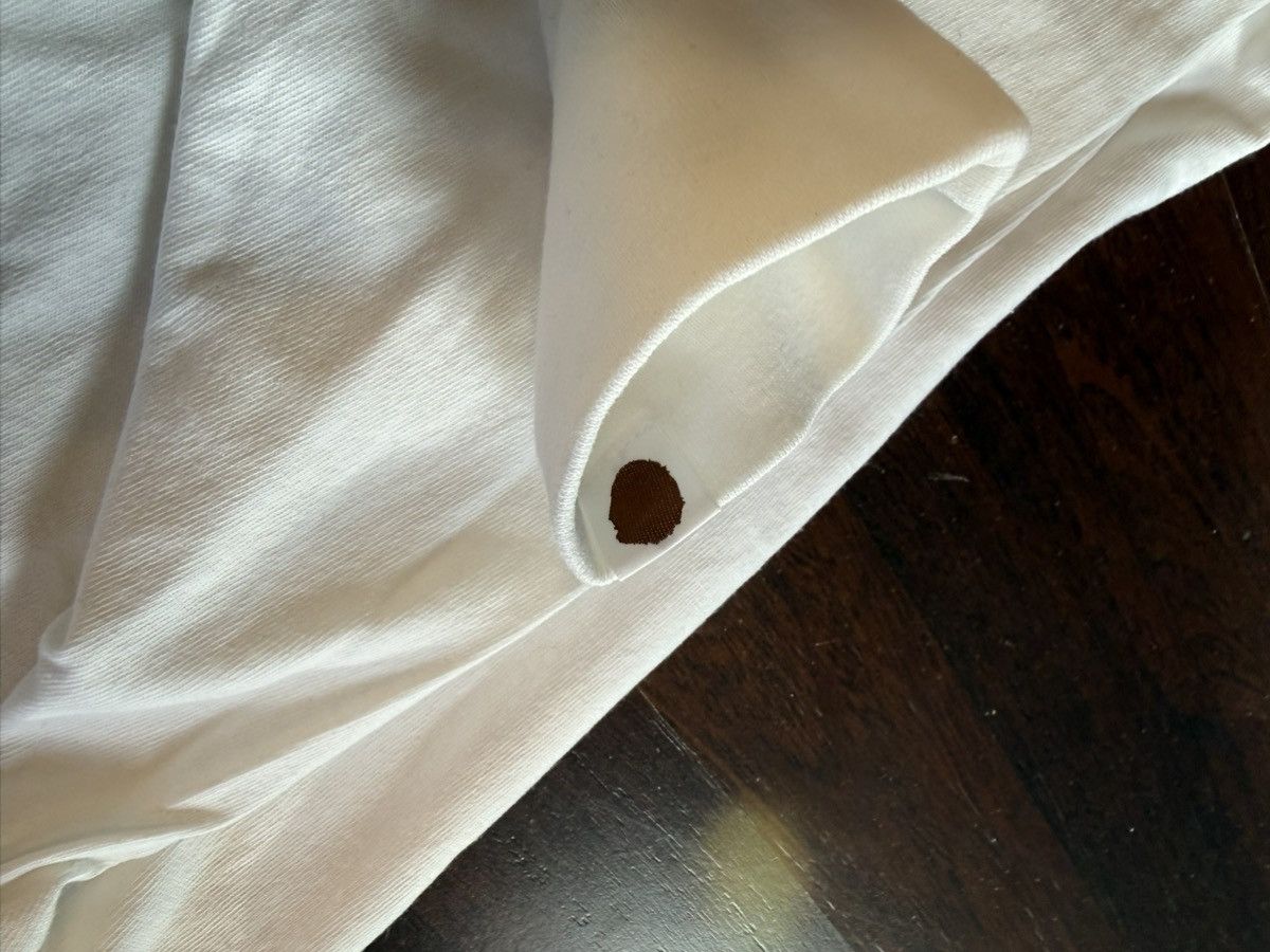 Bape A Bathing Ape White Long Sleeve Cotton T-Shirt Size US M / EU 48-50 / 2 - 10 Thumbnail