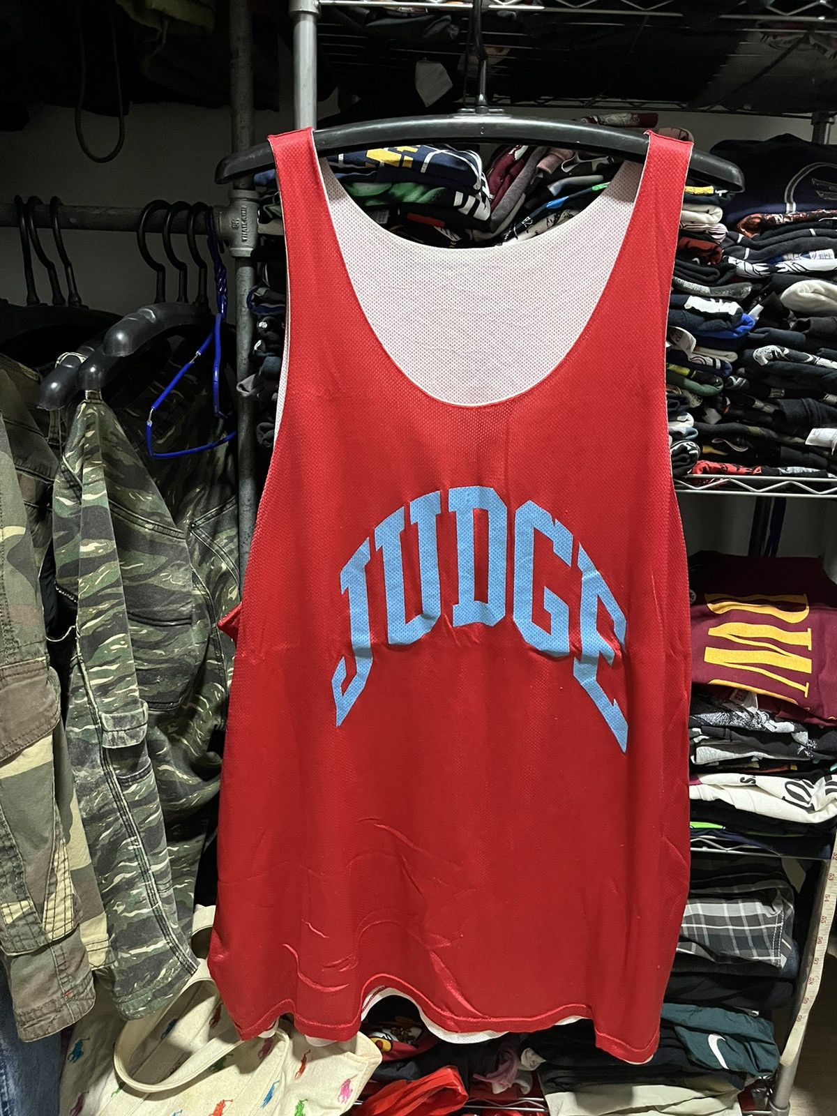 Band Tees × Vintage JUDGE NYHC Hardcore Punk Jersey Tank Top 90s Size US XXL / EU 58 / 5 - 1 Thumbnail