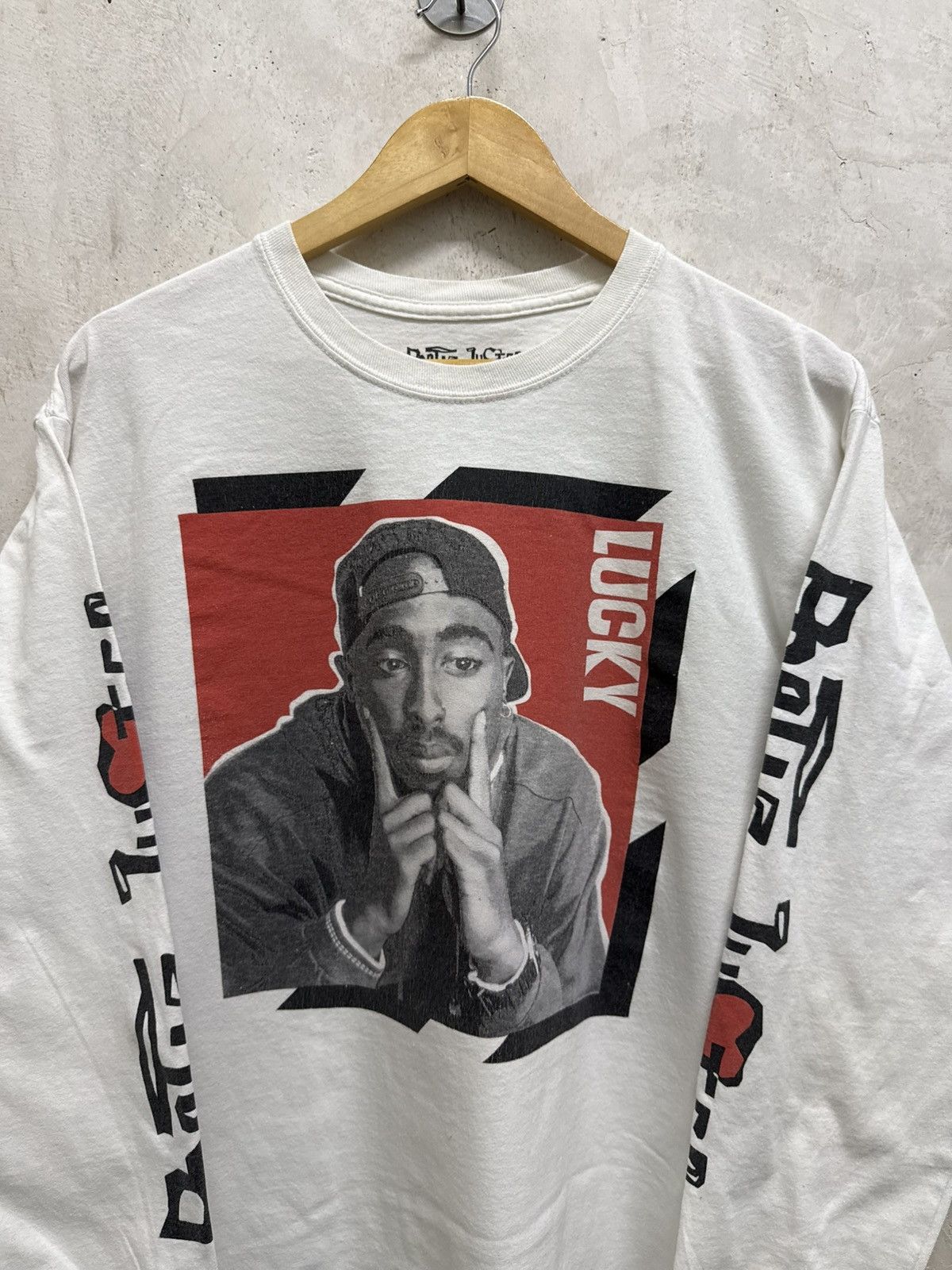 Rap Tees Tupac Poetic Long Sleeve Tees Size US L / EU 52-54 / 3 - 2 Thumbnail
