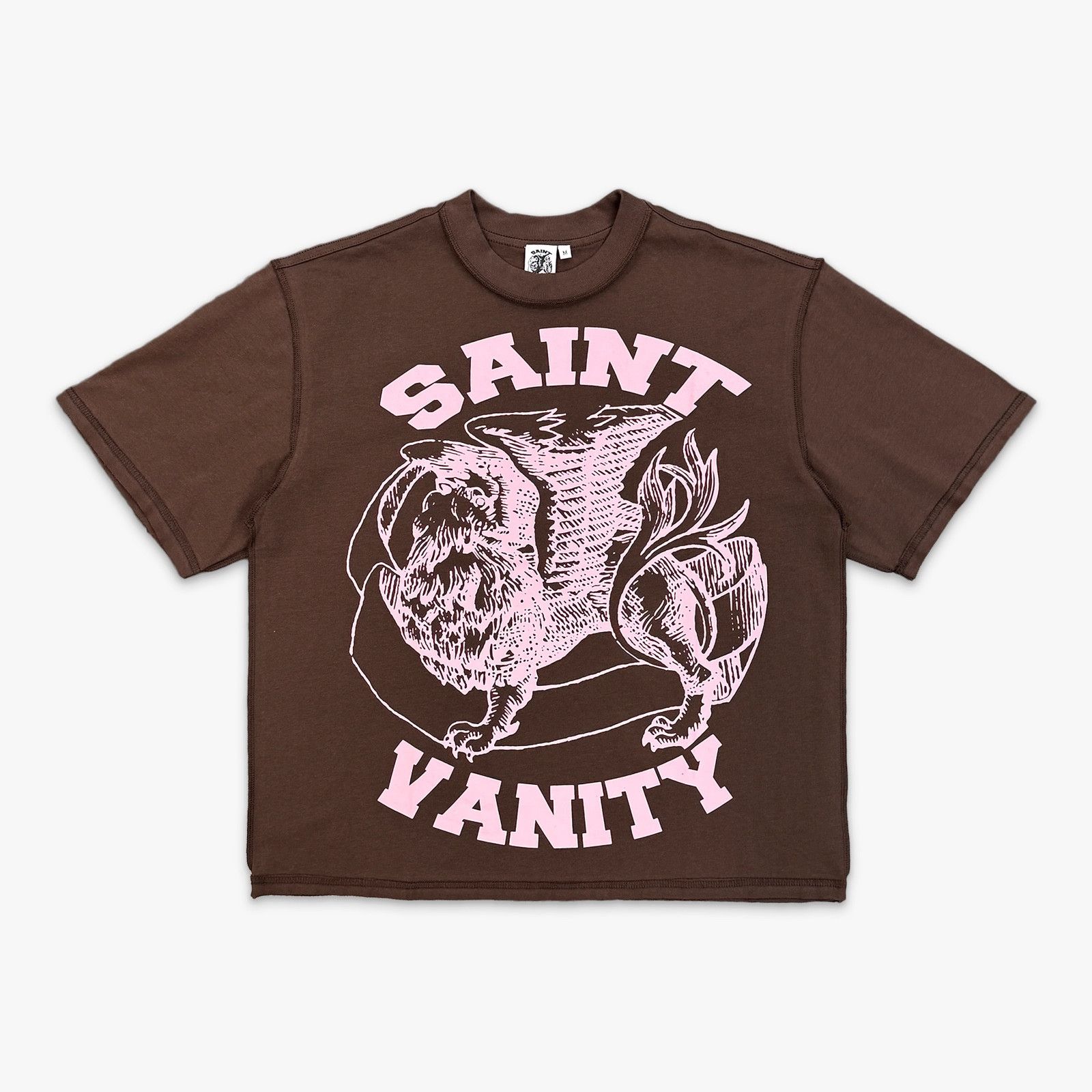 Saint Vanity Saint Vanity 'Griffin' Brown & Pink Tee Size US L / EU 52-54 / 3 - 1 Preview