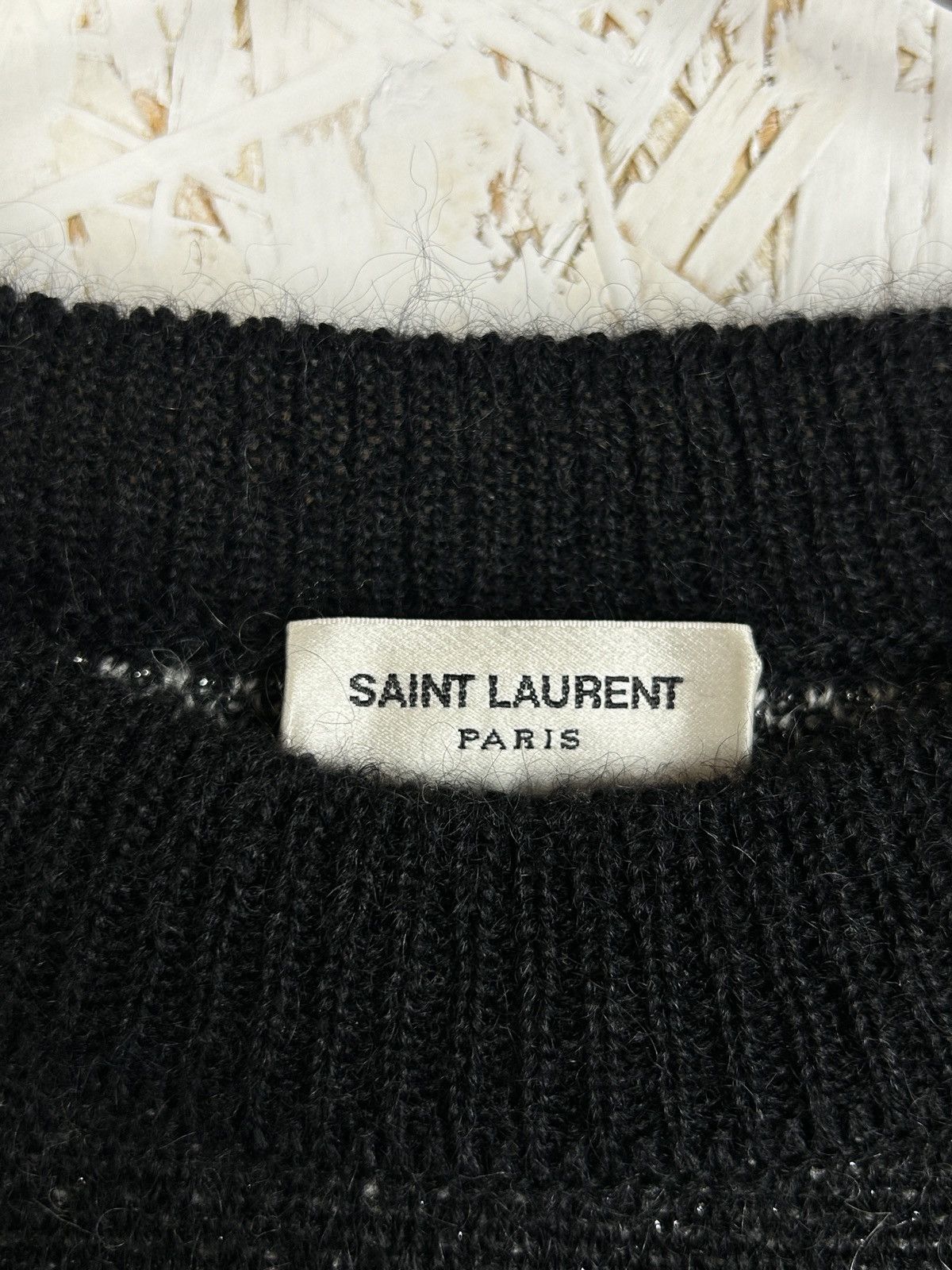 Saint Laurent Paris Saint Laurent FW19 Courte Est La Vie Mohair Blend Sweater M Size M / US 6-8 / IT 42-44 - 7 Thumbnail