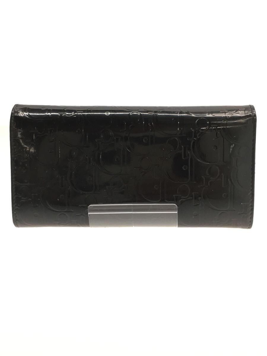 Dior Dior Enamel Long Wallet Black Size ONE SIZE - 2 Thumbnail