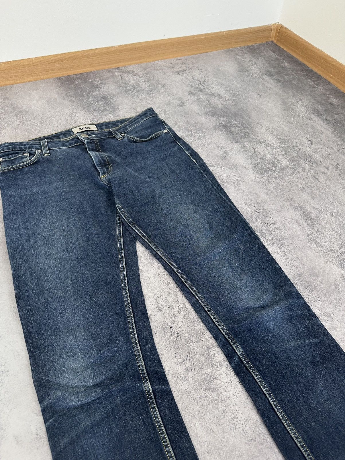 Acne Studios Vintage Acne Studios Avant Garde Washed Denim Designer Jeans Size US 30 / EU 46 - 4 Thumbnail
