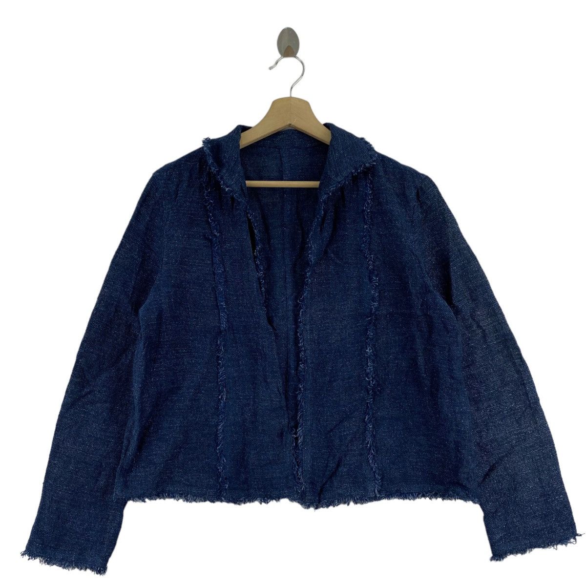 image of Leilian Navy Coat Jacket, Women's (Size Medium)