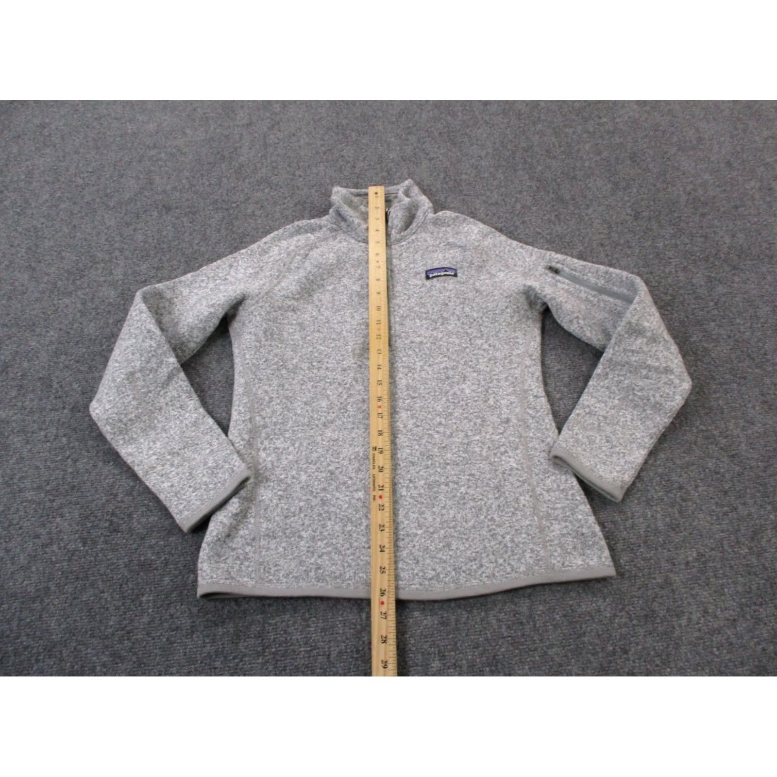 Patagonia Patagonia Jacket Womens S Gray Basic Jacket Outdoor 1/4 Zip Pockets Thermal Zipped Pockets Logo Size S / US 4 / IT 40 - 3 Thumbnail