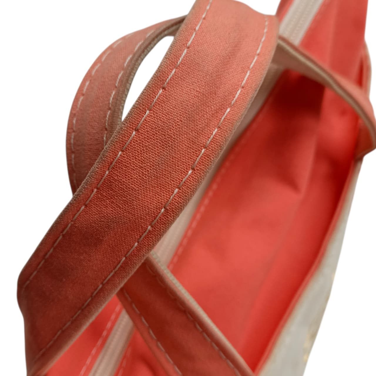 L.L. Bean Vintage LL Bean Boat and Tote Zip Hand Bag Heavy Duty Canvas Size ONE SIZE - 4 Thumbnail