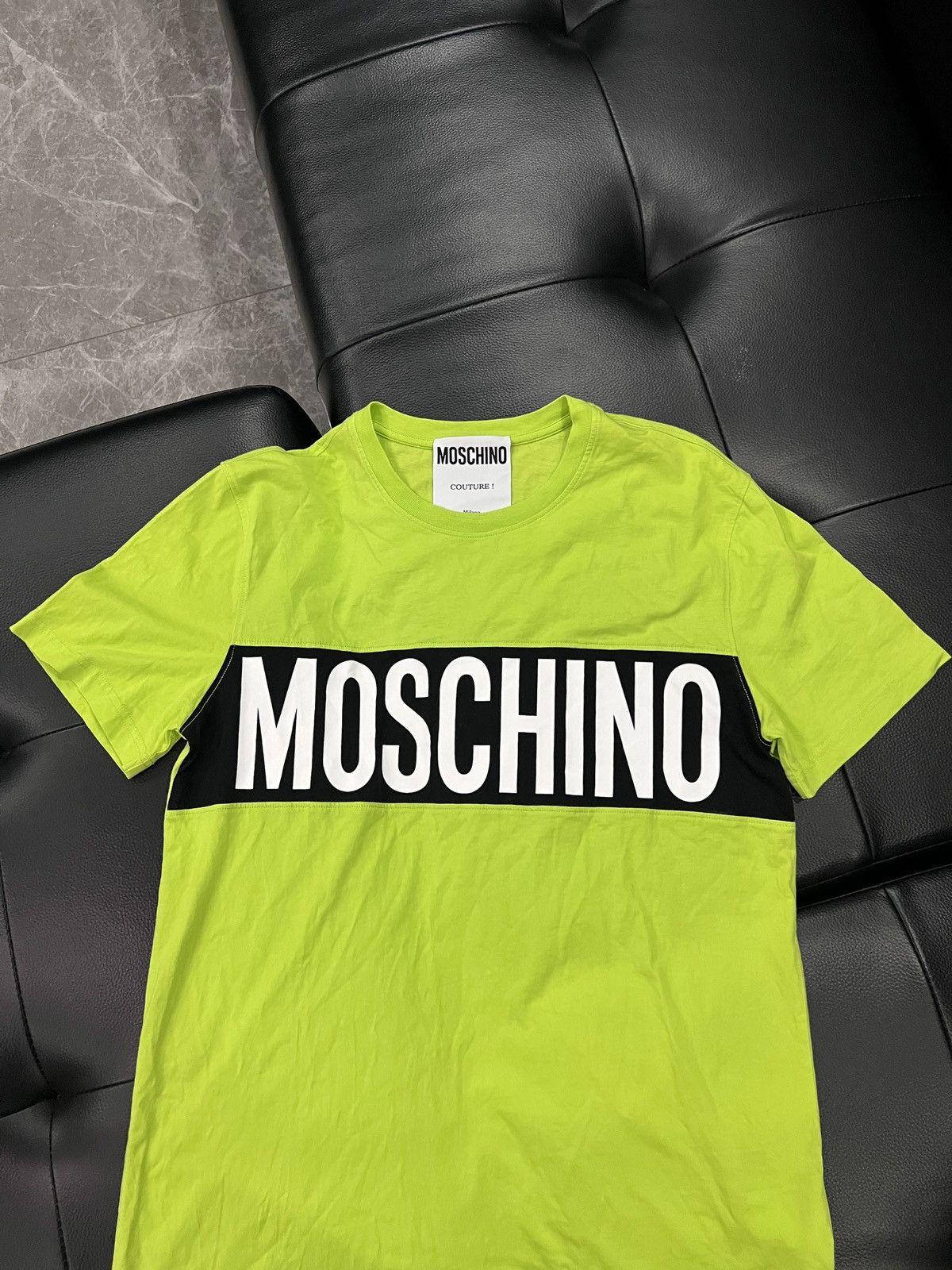 Moschino Moschino Patchwork Logo T-Shirt Size US M / EU 48-50 / 2 - 3 Thumbnail