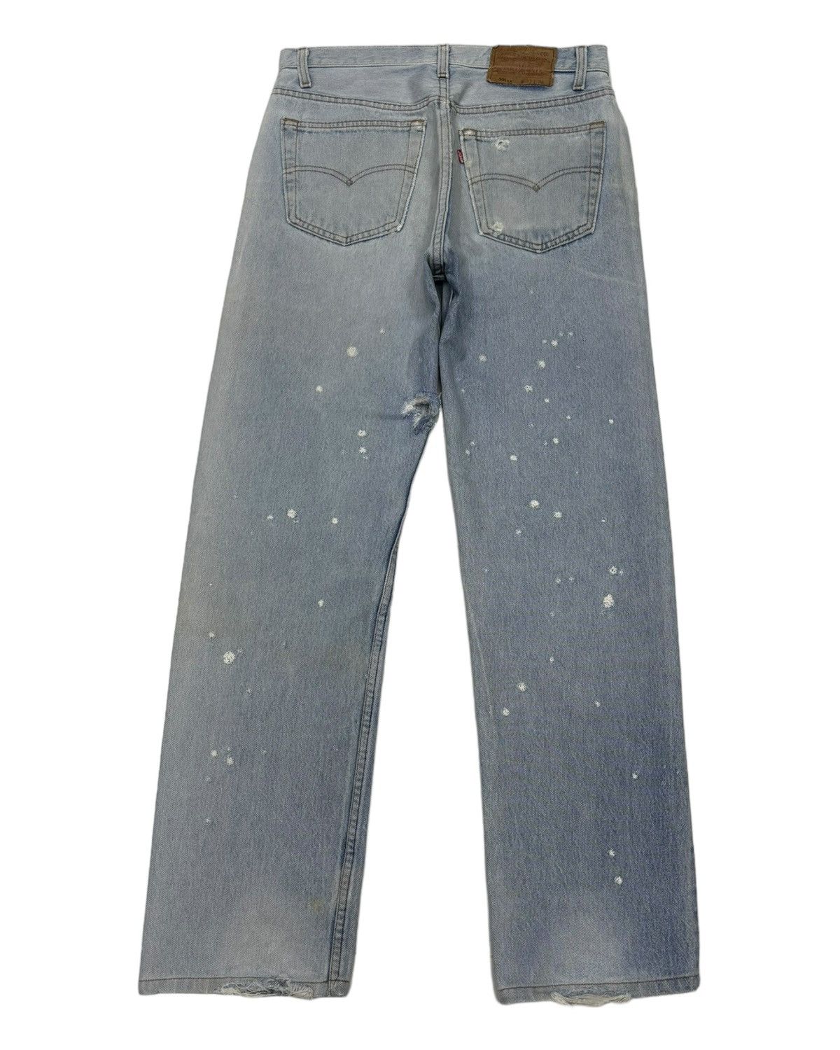 Levi's VINTAGE LEVIS 501 PAINTER JEANS DISTRESSED DENIM Size US 30 / EU 46 - 2 Thumbnail