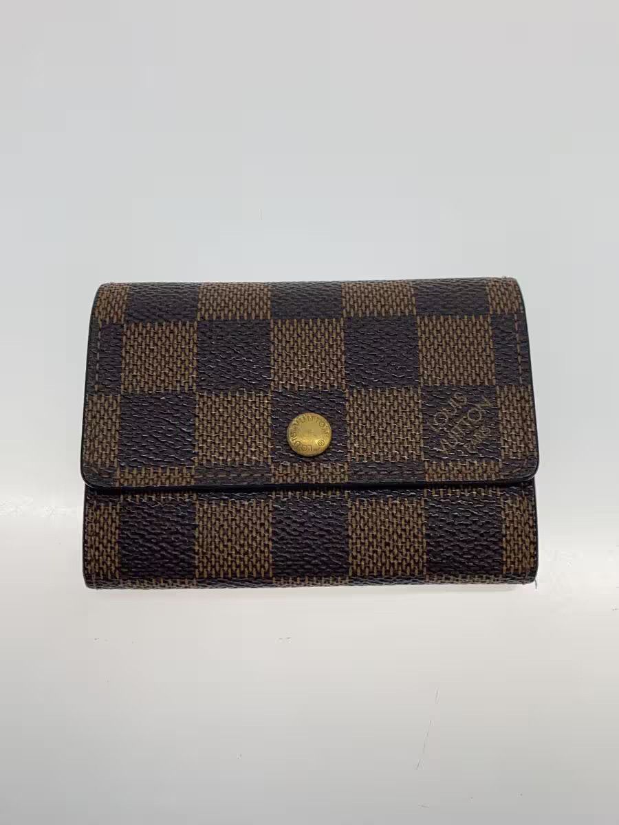 Louis Vuitton Louis Vuitton Damier Ebene Porte Monet Pla Brown Size ONE SIZE - 1 Thumbnail