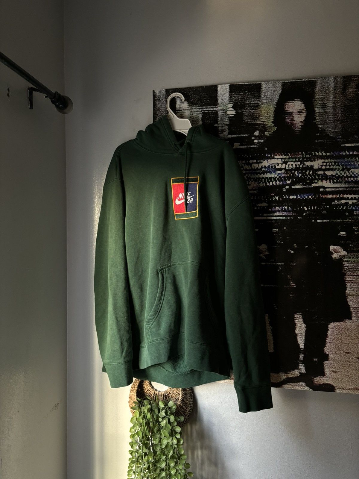 Nike Green Nike Sweatshirt Size US L / EU 52-54 / 3 - 1 Thumbnail