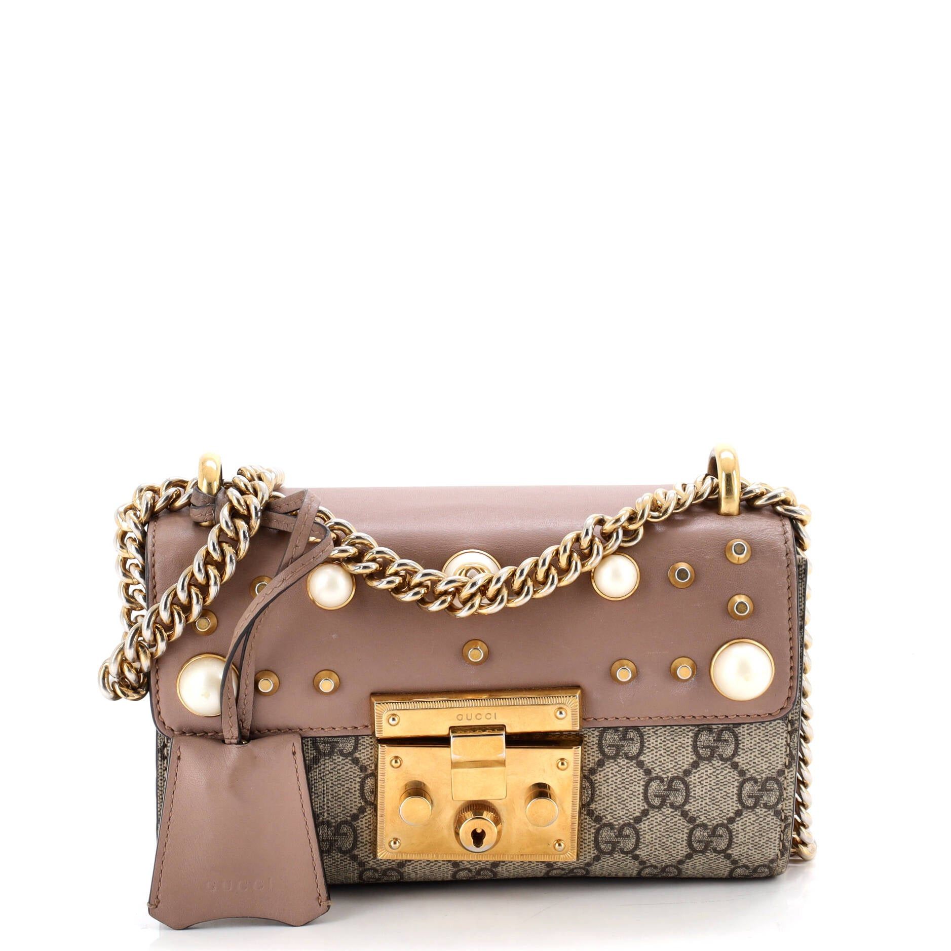 Gucci Pearly Padlock Shoulder Bag Size ONE SIZE - 1 Thumbnail