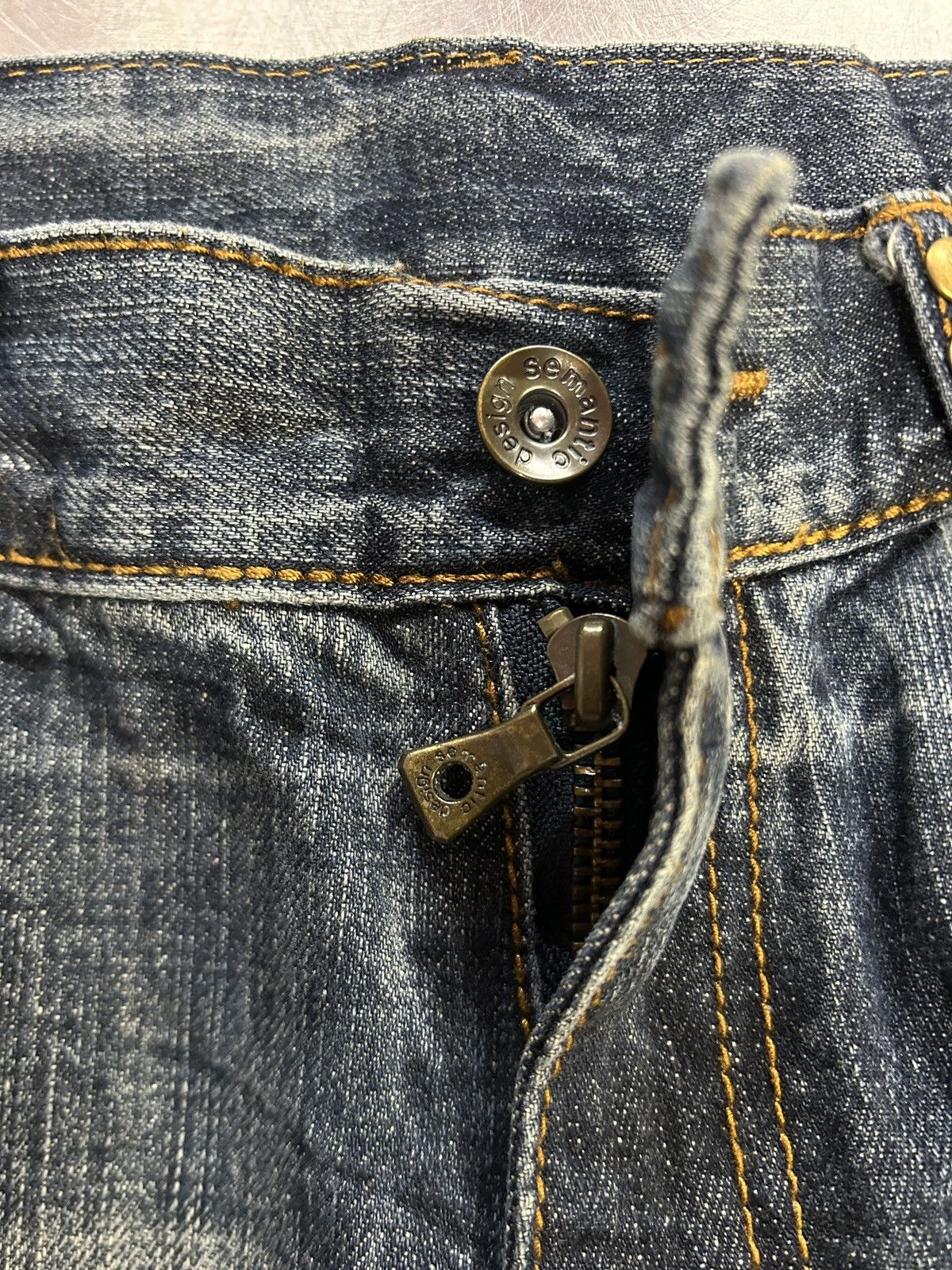 semanticdesign Vintage SemanticDesign Clawmark Distressed Studded Jeans Size US 32 / EU 48 - 11 Thumbnail