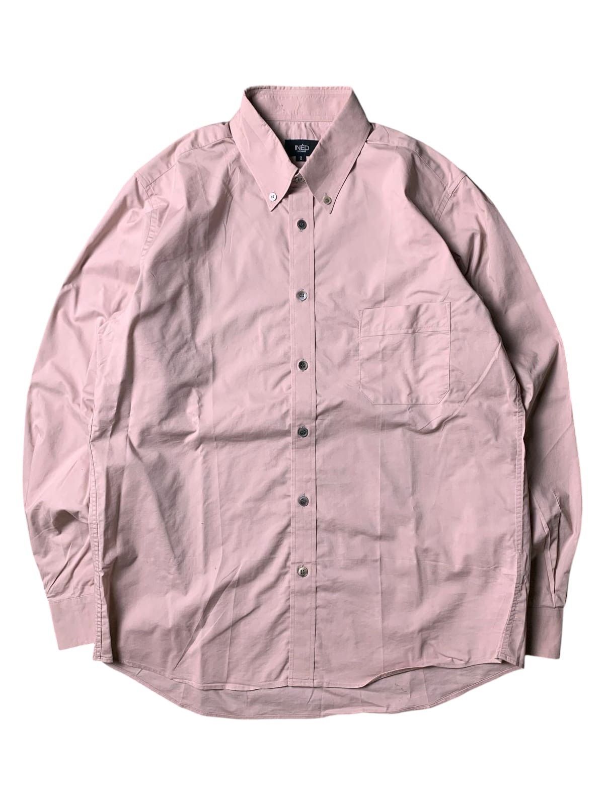 Yohji Yamamoto 2000s Ined Homme Single Pocket Harvard Shirt Size US L / EU 52-54 / 3 - 1 Thumbnail
