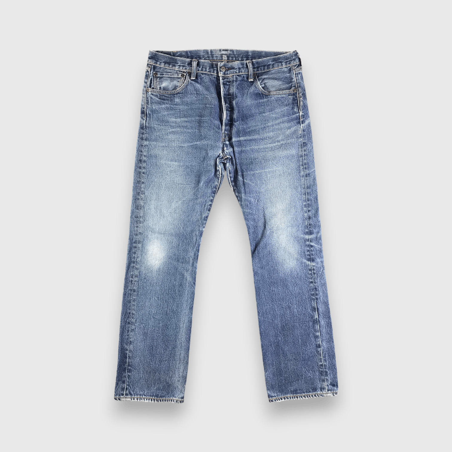 Levi's Vintage Blue Wash Levis 501 Jeans-J3722 Size US 37 - 1 Thumbnail