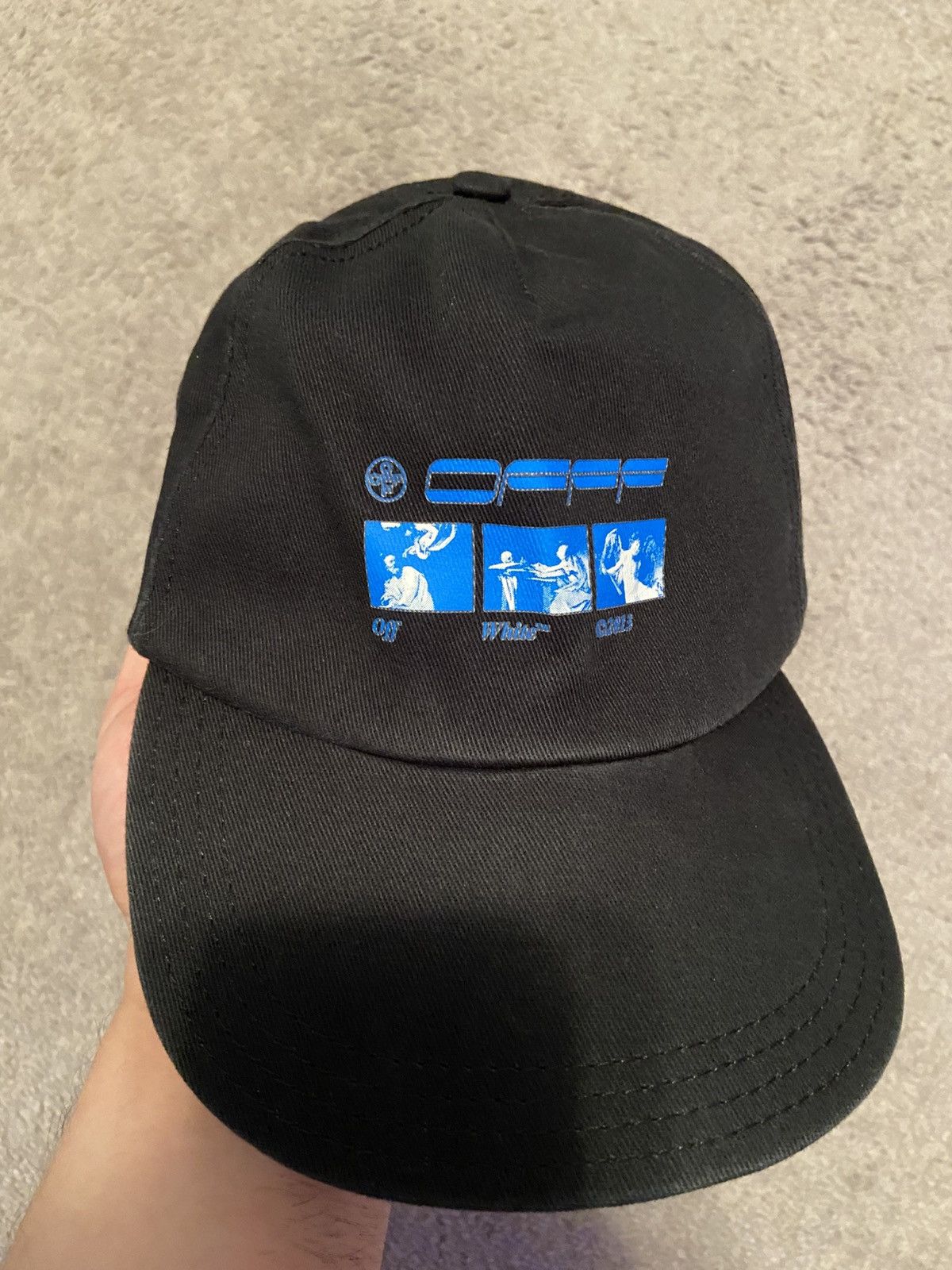 Off-White Off-White c/o Virgil Abloh Caravaggio 5-Panel Hat (FW19) Size ONE SIZE - 1 Thumbnail