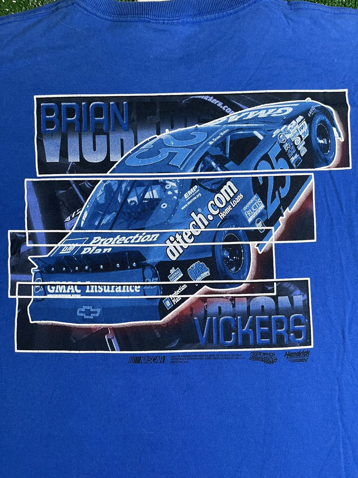 NASCAR BRIAN VICKERS #25 NASCAR T-shirt Size US XL / EU 56 / 4 - 5 Thumbnail