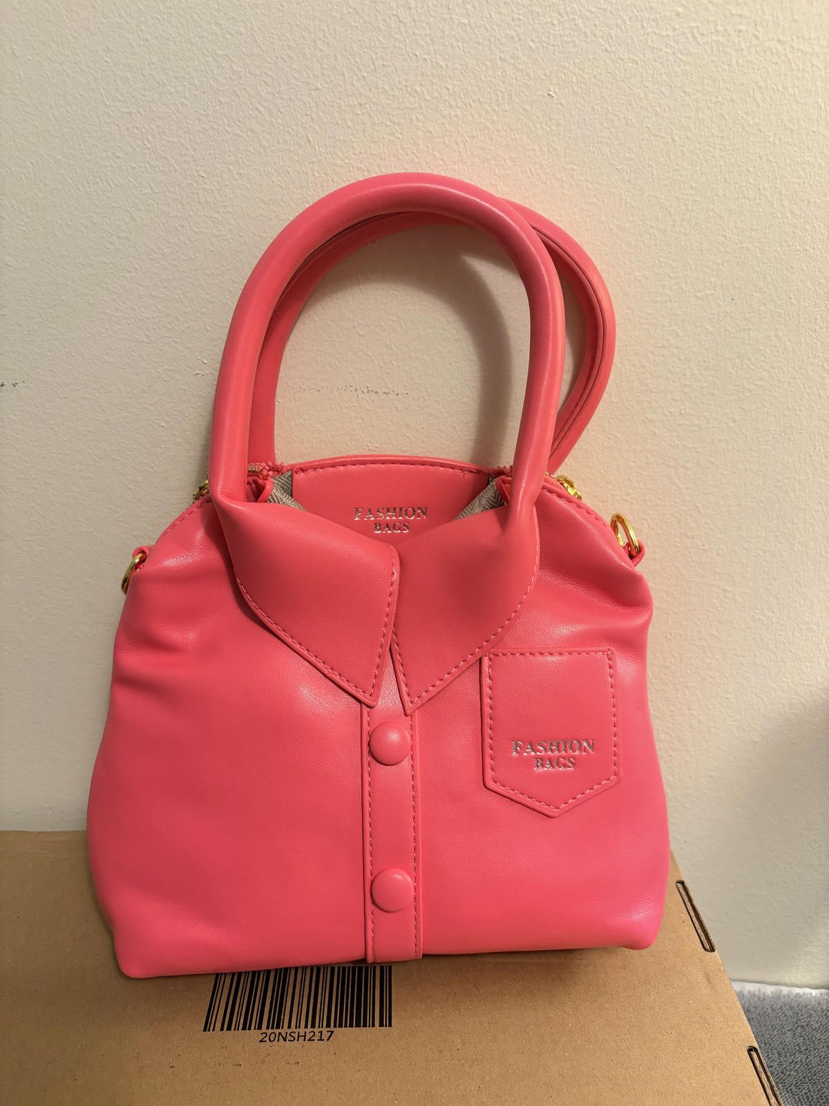 Other Pink Shirt Design Top Handle Crossbody Bag (Strap Included) Size ONE SIZE - 1 Thumbnail