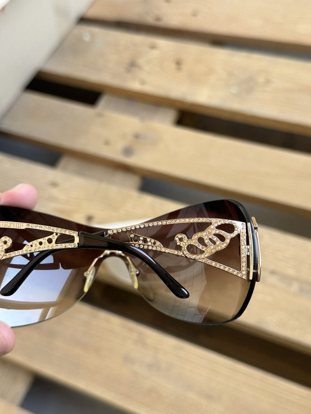Vintage Jean Paul Gaultier Vintage Brilliant Sunglasses With Case Size ONE SIZE - 4 Thumbnail