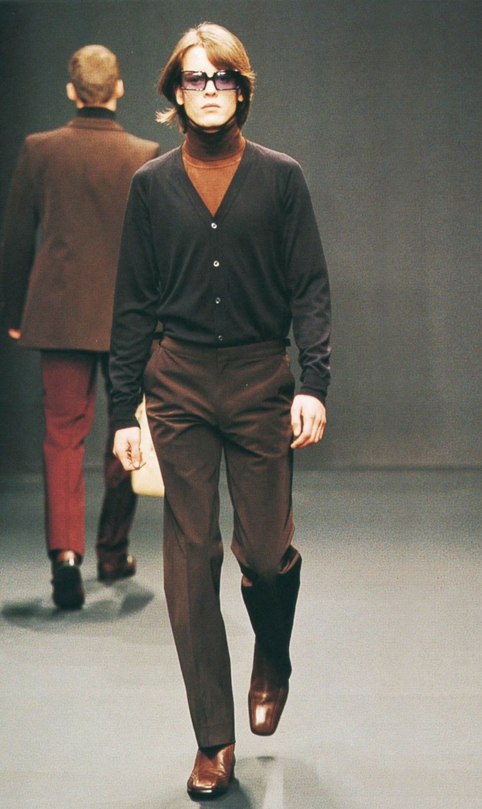 Prada Prada FW2000 Cashmere/Silk Button-Up Cardigan Knit Size US M / EU 48-50 / 2 - 7 Thumbnail
