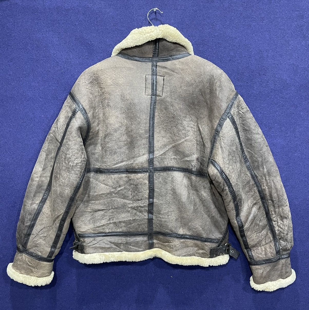 Harley Davidson Rare Vintage 90s Harley Davidson Sheepskin Shearling Jacket Size US M / EU 48-50 / 2 - 6 Thumbnail