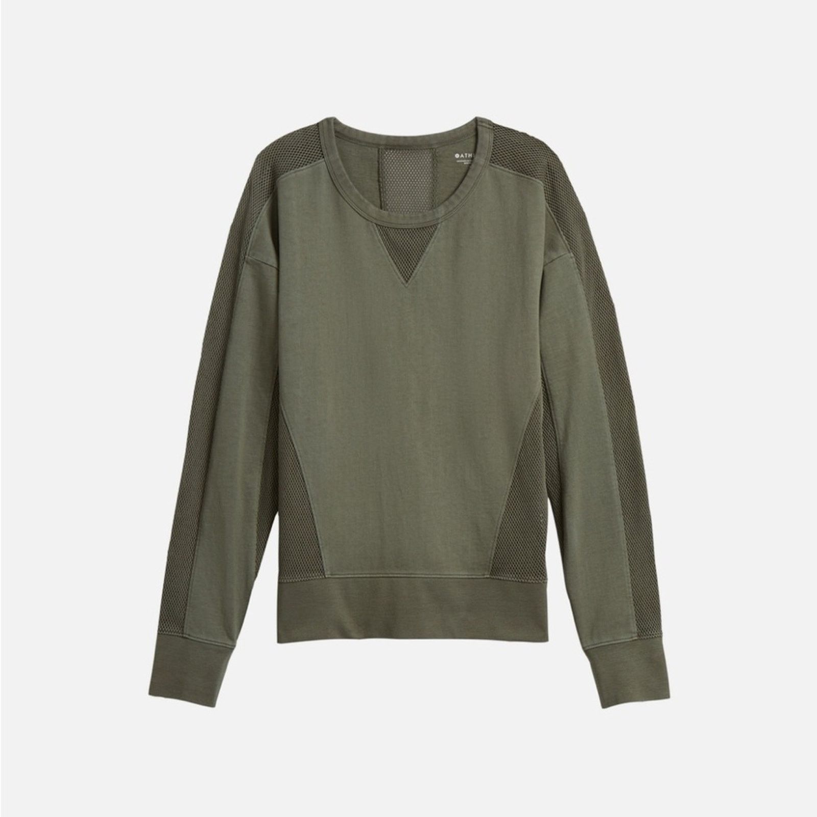 Athleta Athleta Cruise Long Sleeve Sweatshirt in Olive Green Size S / US 4 / IT 40 - 1 Thumbnail