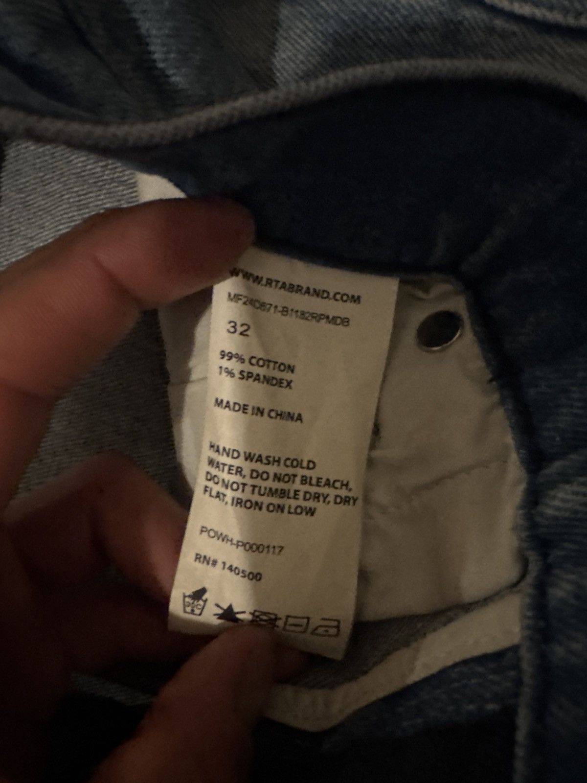 Rta RTA jeans size 32 for $$230 Size US 32 / EU 48 - 3 Thumbnail