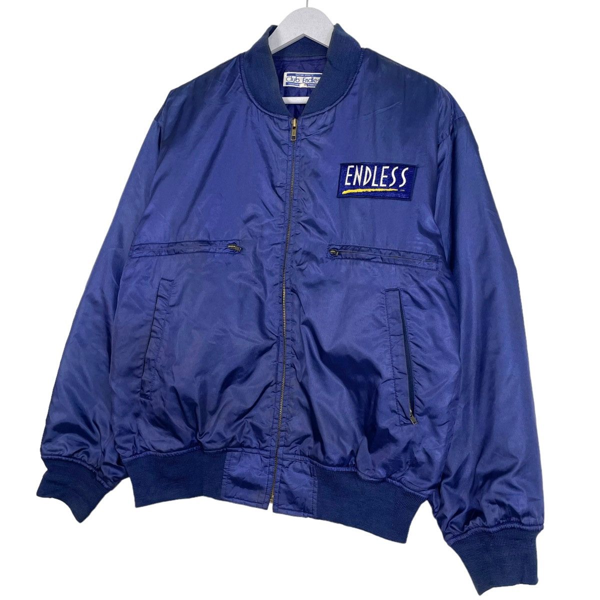 Japanese Brand × Vintage 💥80s JAPAN ENDLESS RACING BOMBER JACKET Size US L / EU 52-54 / 3 - 3 Thumbnail