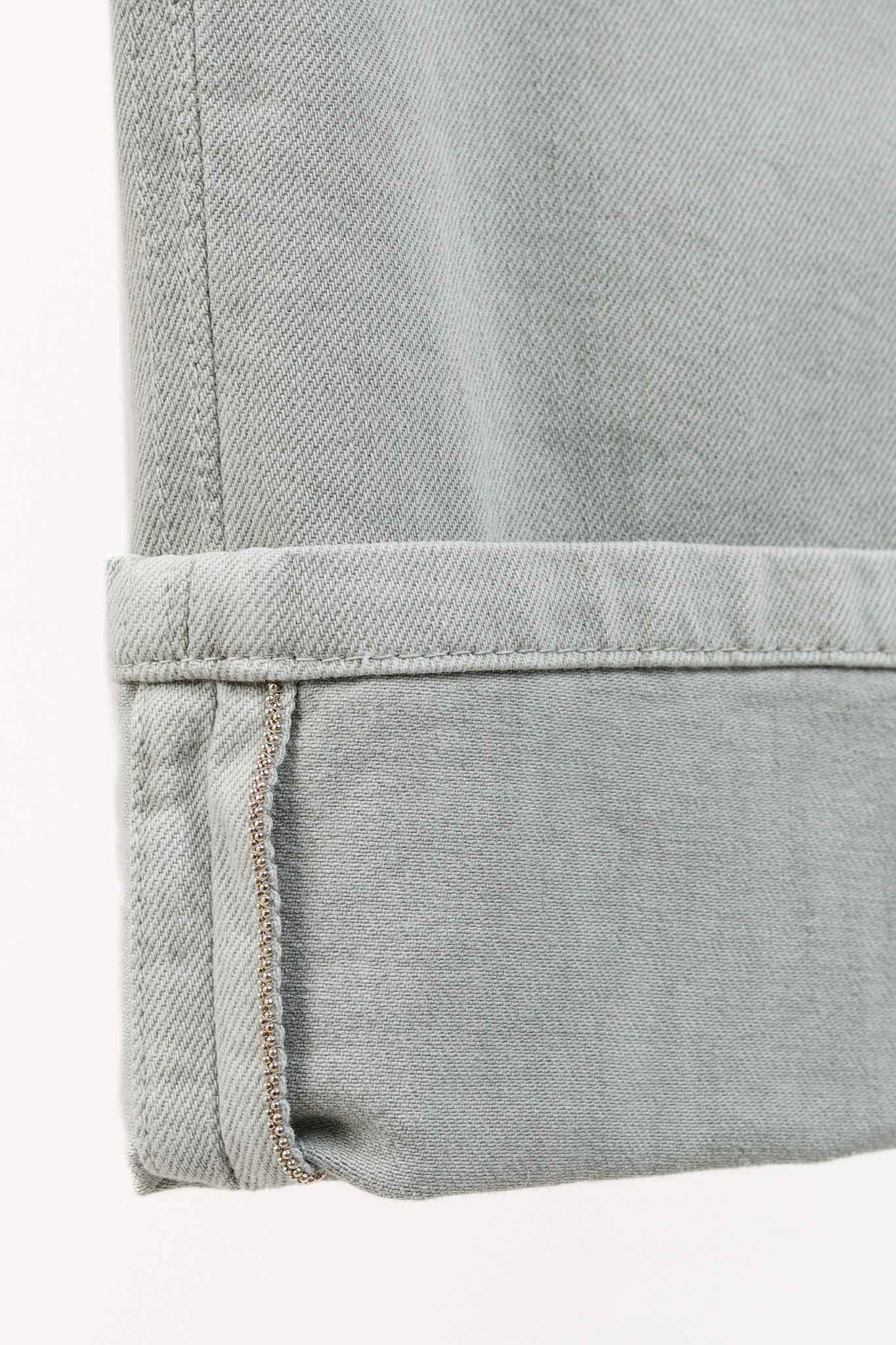 Brunello Cucinelli Brunello Cucinelli SS23 Monili-Bead Straight Leg Jeans Size 28" / US 6 / IT 42 - 7 Thumbnail