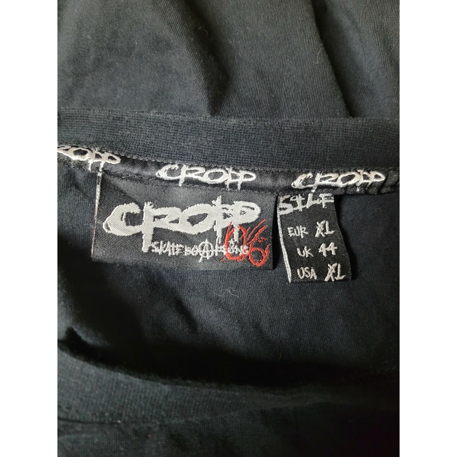 Vintage Cropp Flying Mr. MU T Shirt Black XL Men Graphic Tee Skateboarding 00s Cropp 100% Cotton Regular Short Sleeve Vintage? Size US XL / EU 56 / 4 - 6 Thumbnail