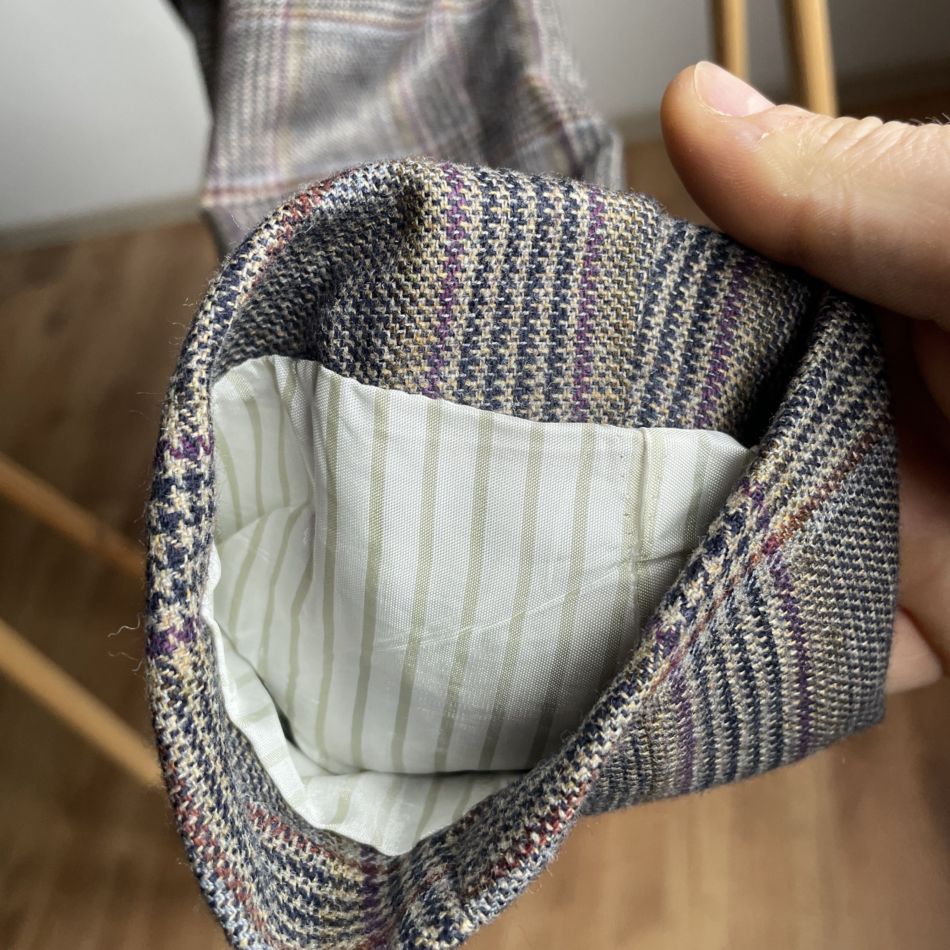 Magee Magee Ireland Nice T2 Plaid Wool Blazer Size 36R - 8 Thumbnail