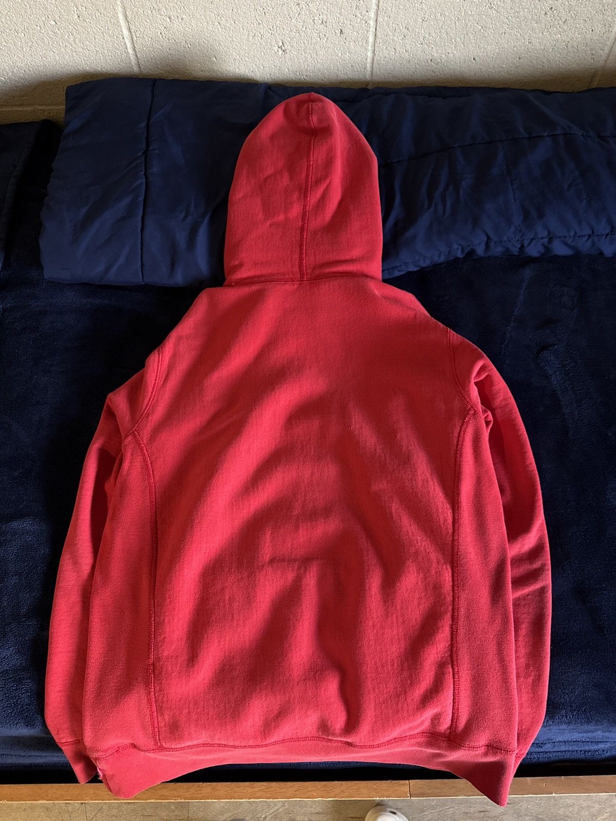 Supreme Red supreme rose sleeve hoodie Size US M / EU 48-50 / 2 - 5 Thumbnail