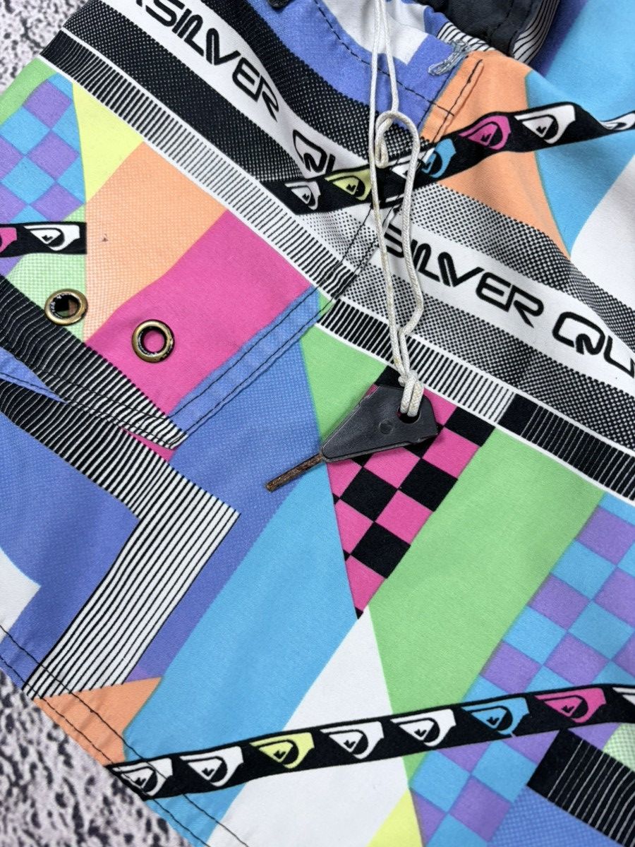 Quiksilver VTG Quiksilver Y2K Crazy AOP Board Shorts 36 Surf Swim +Tool Size US 36 / EU 52 - 5 Thumbnail