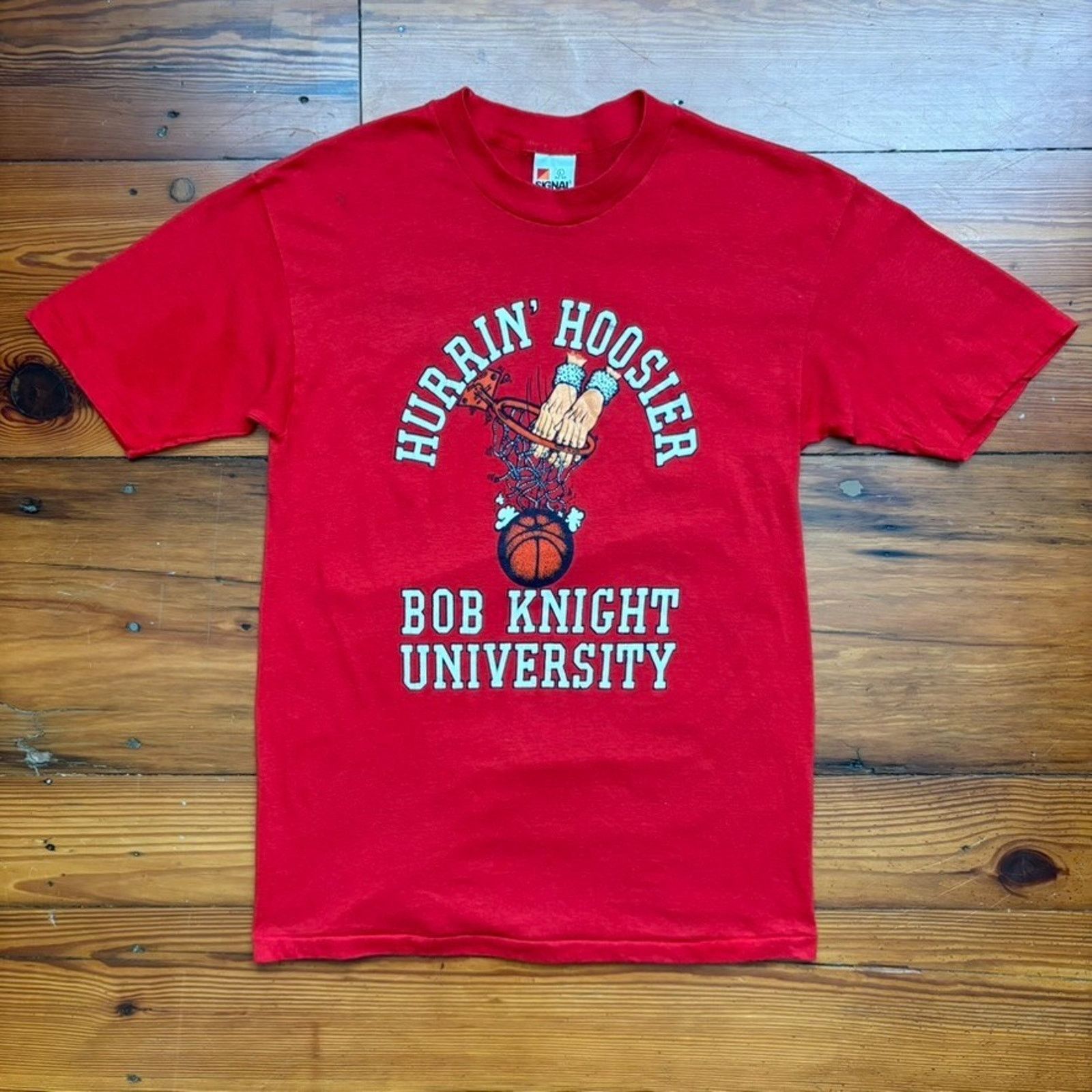 Vintage Vintage Indiana University T-Shirt Men’s Size S Red 1980s Size US S / EU 44-46 / 1 - 2 Thumbnail